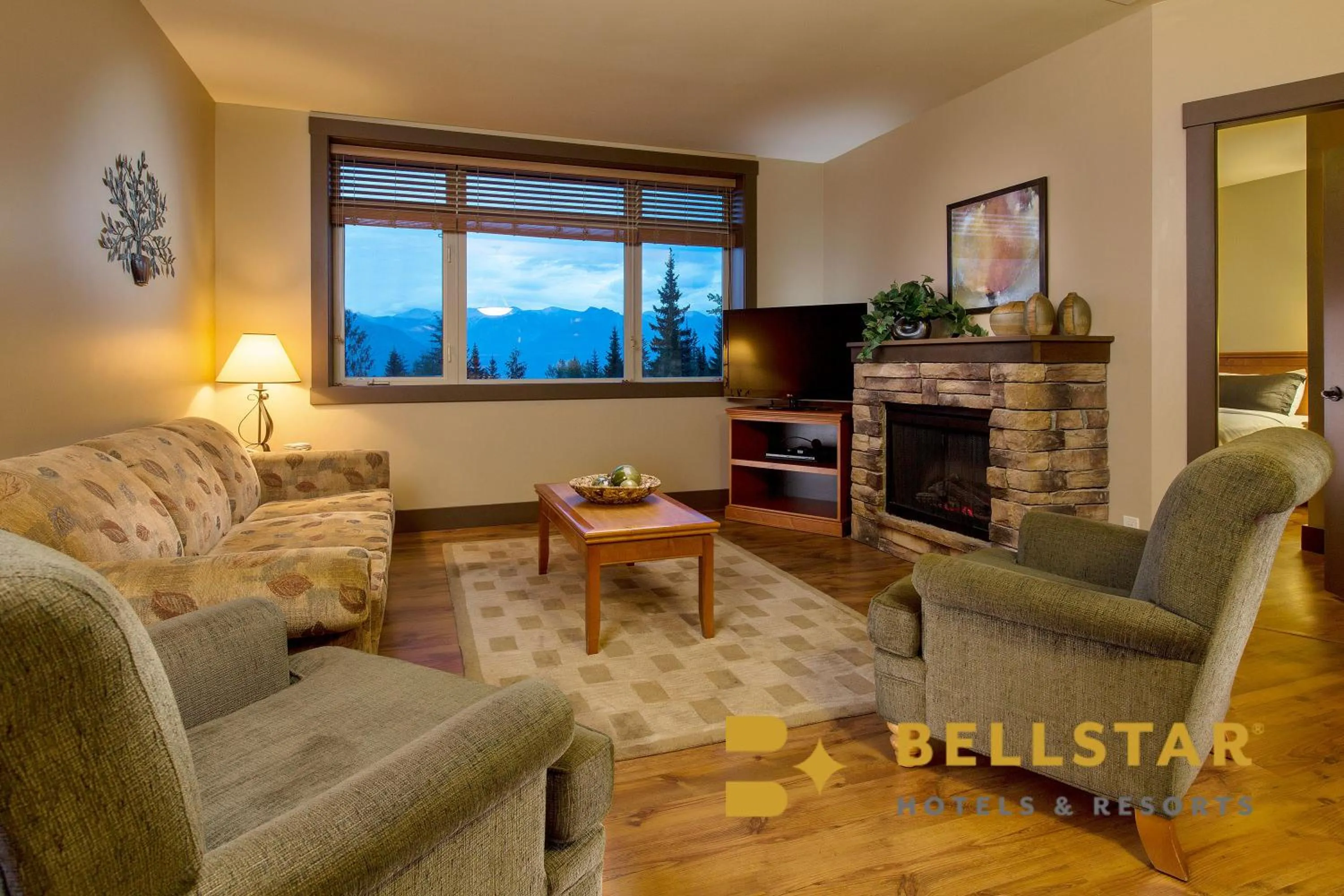 Living room in Palliser Lodge — Bellstar Hotels & Resorts