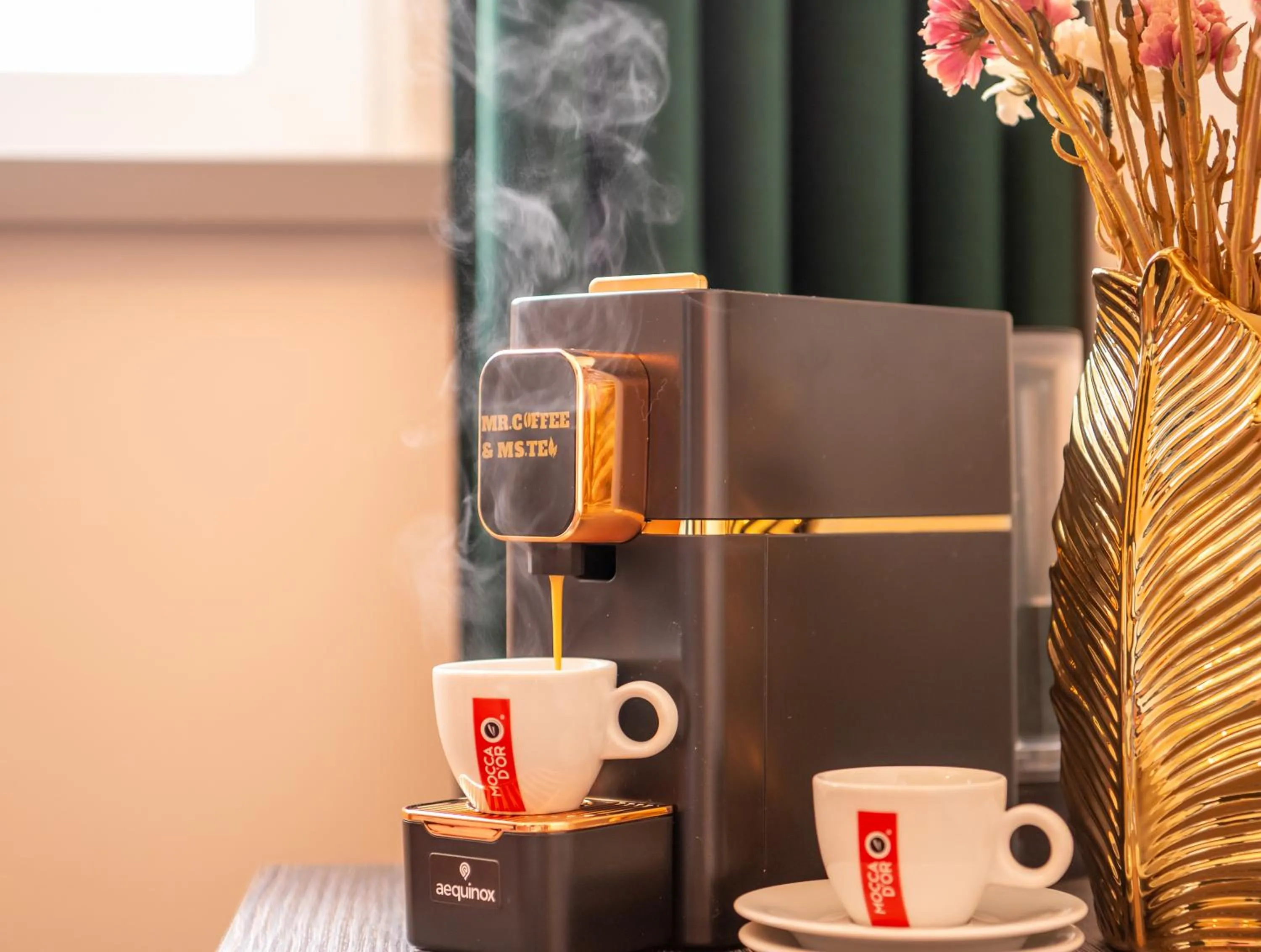 Coffee/tea facilities in Hotel Bom
