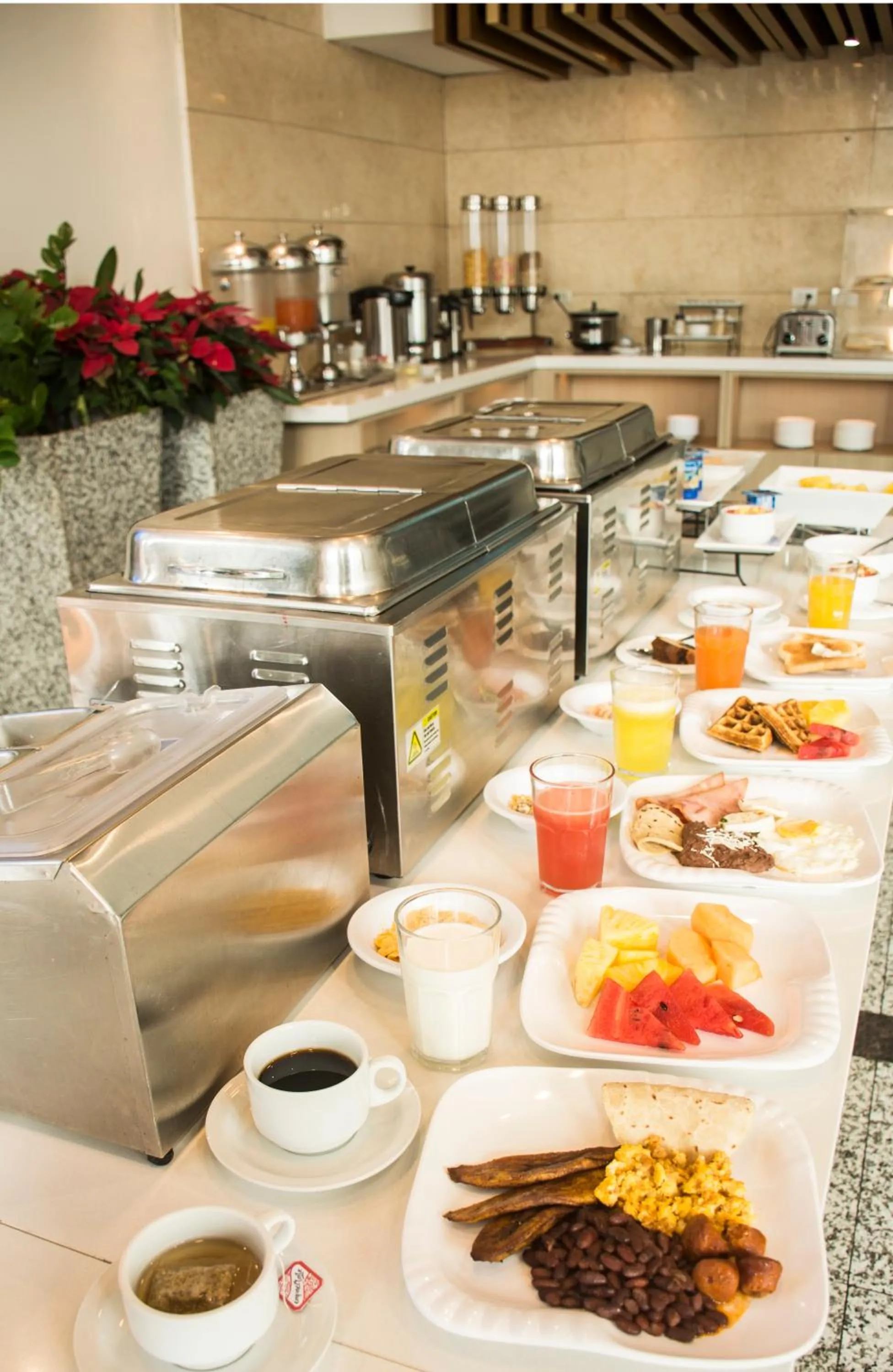 Breakfast in Hotel Las Cascadas