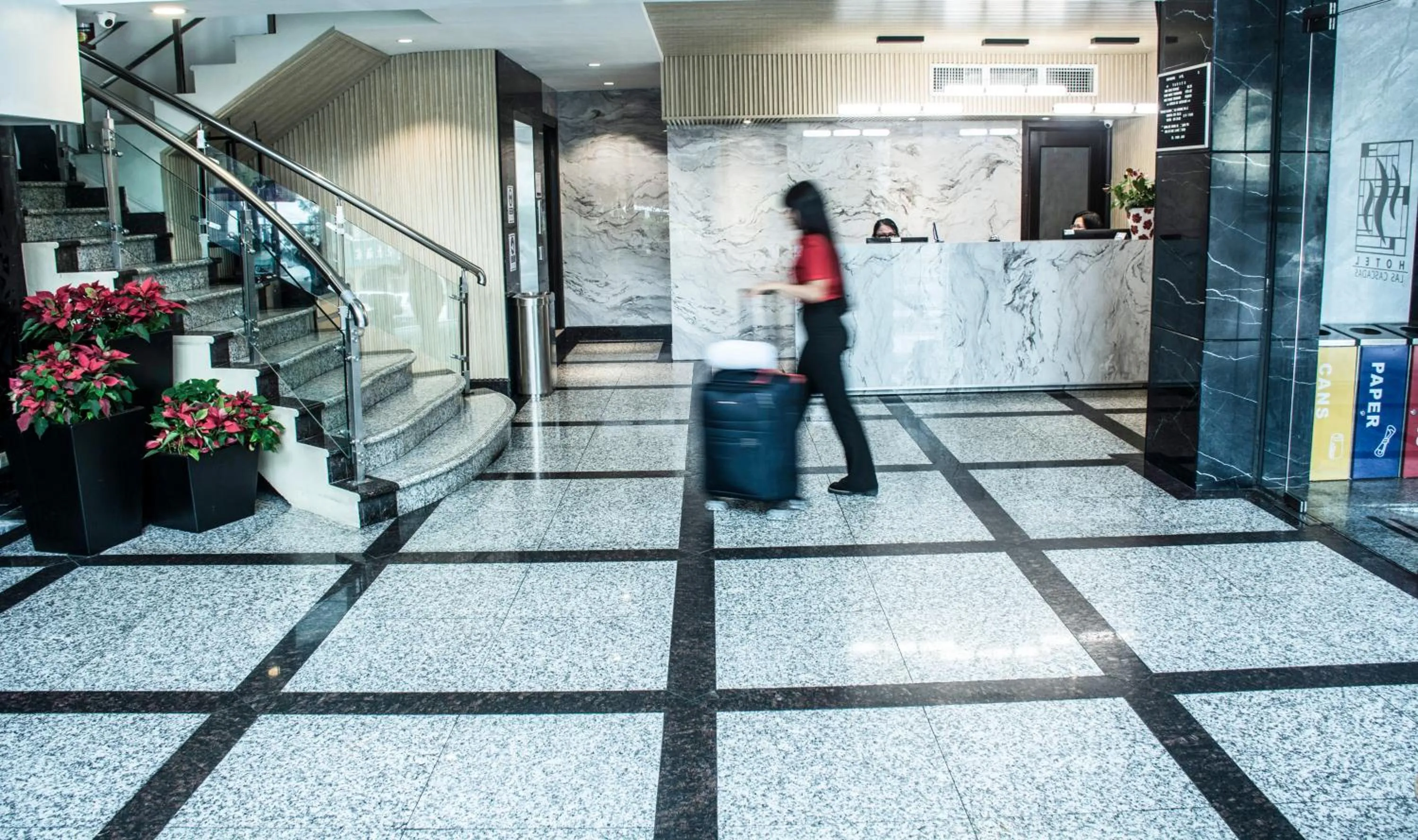 Lobby or reception in Hotel Las Cascadas