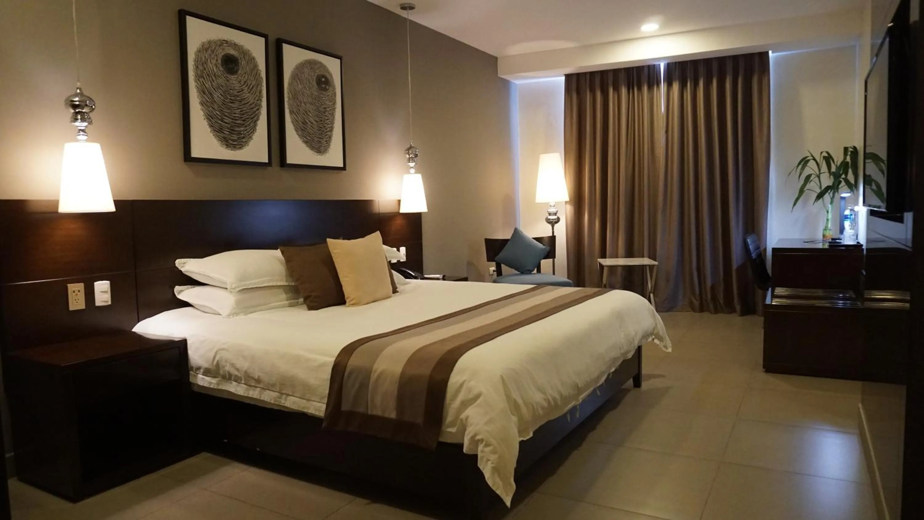 Bedroom, Bed in Hotel Las Cascadas