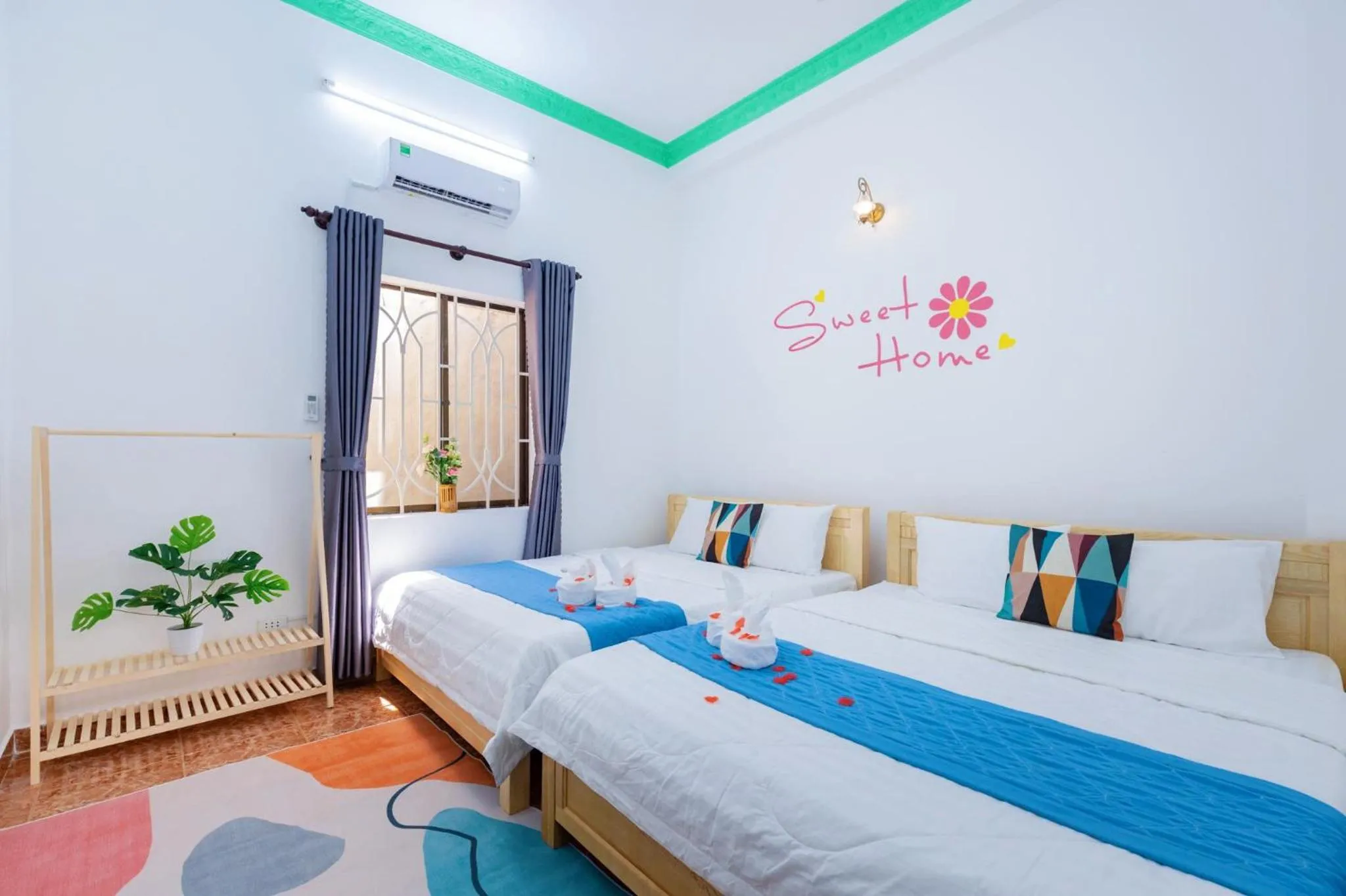 Bed in Villa Hồ Bơi Karaoke - Bida - Sân Vườn - Gần Biển Thùy Vân