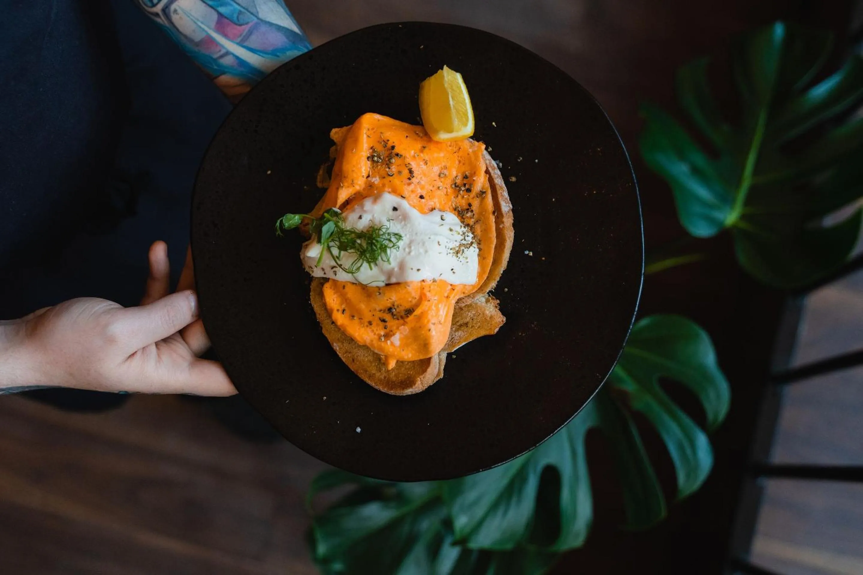 Food close-up in PH Hostel Liverpool
