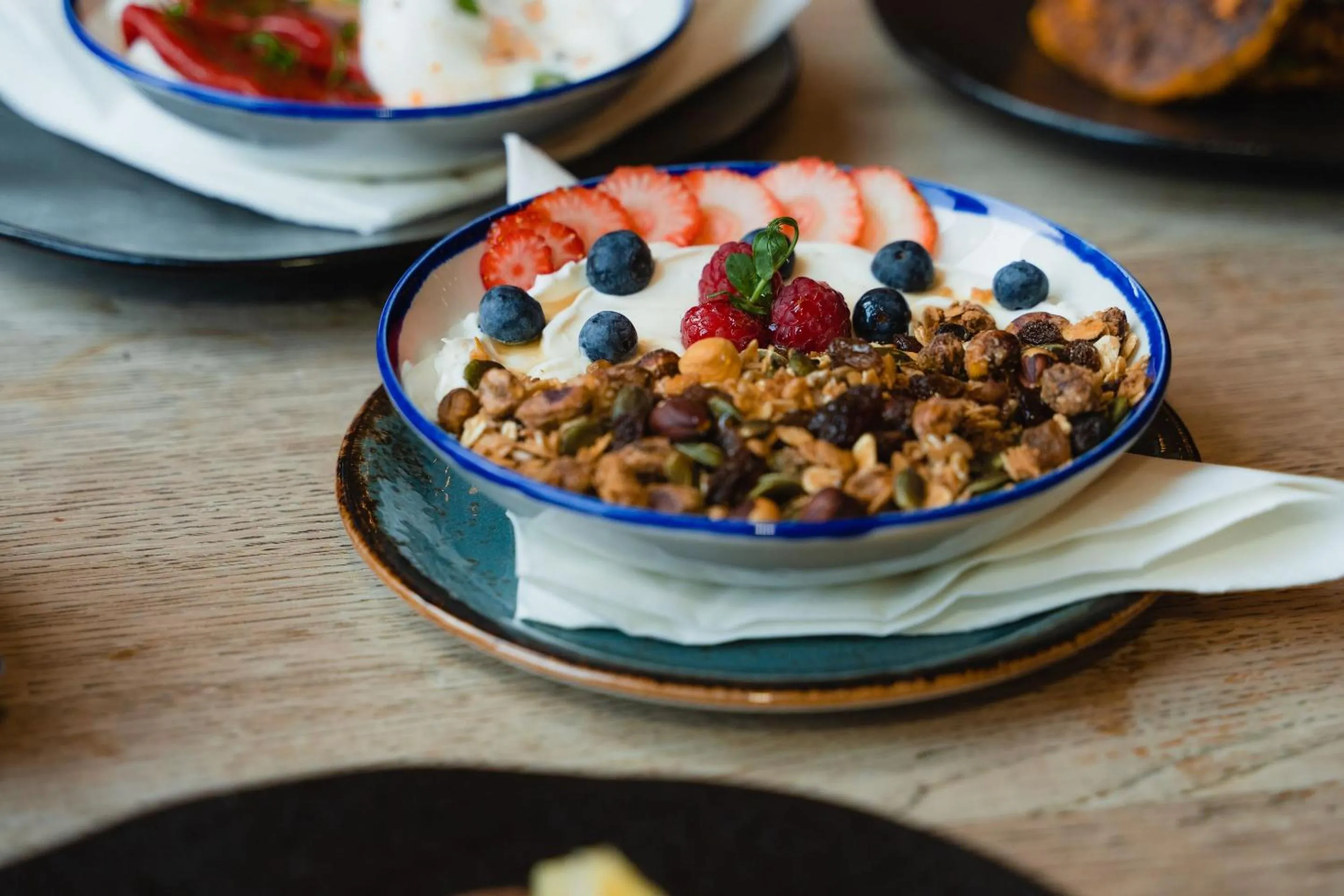 Food close-up in PH Hostel Liverpool