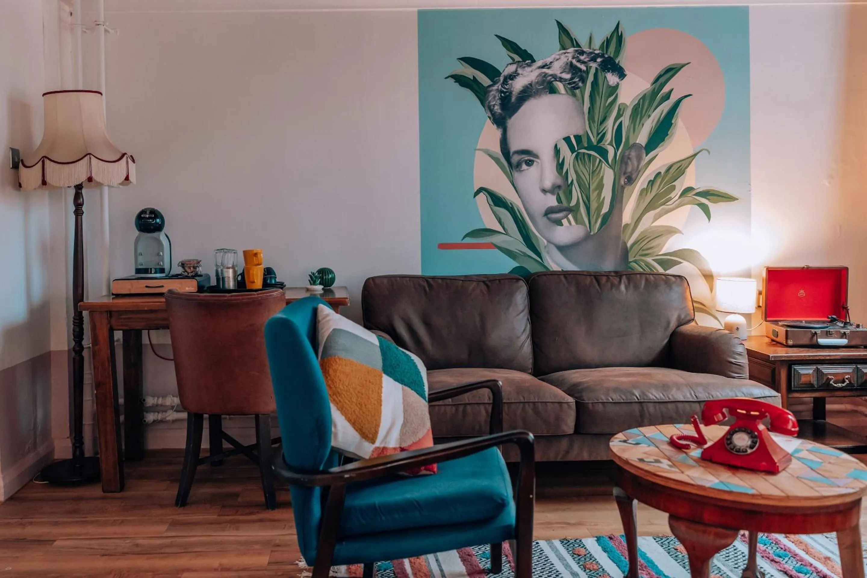 Seating area in PH Hostel Liverpool