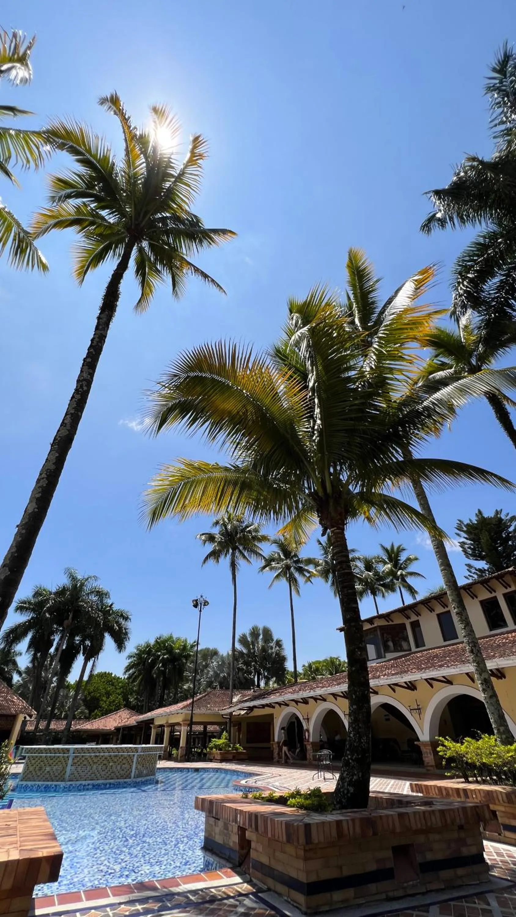 Pool view in Tequendama Hotel Campestre Villavicencio