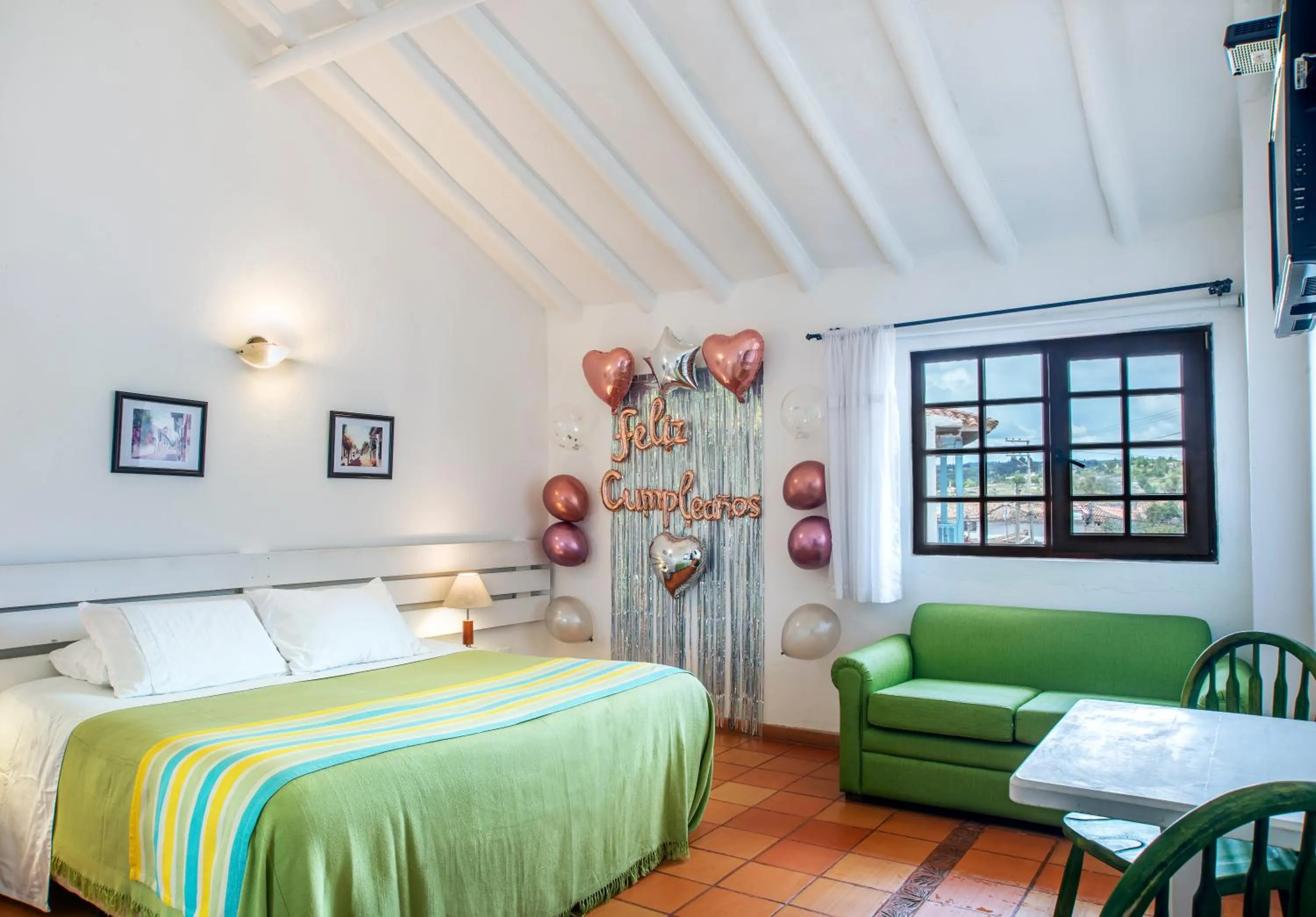 Decorative detail, Bed in Hotel y Spa Getsemani