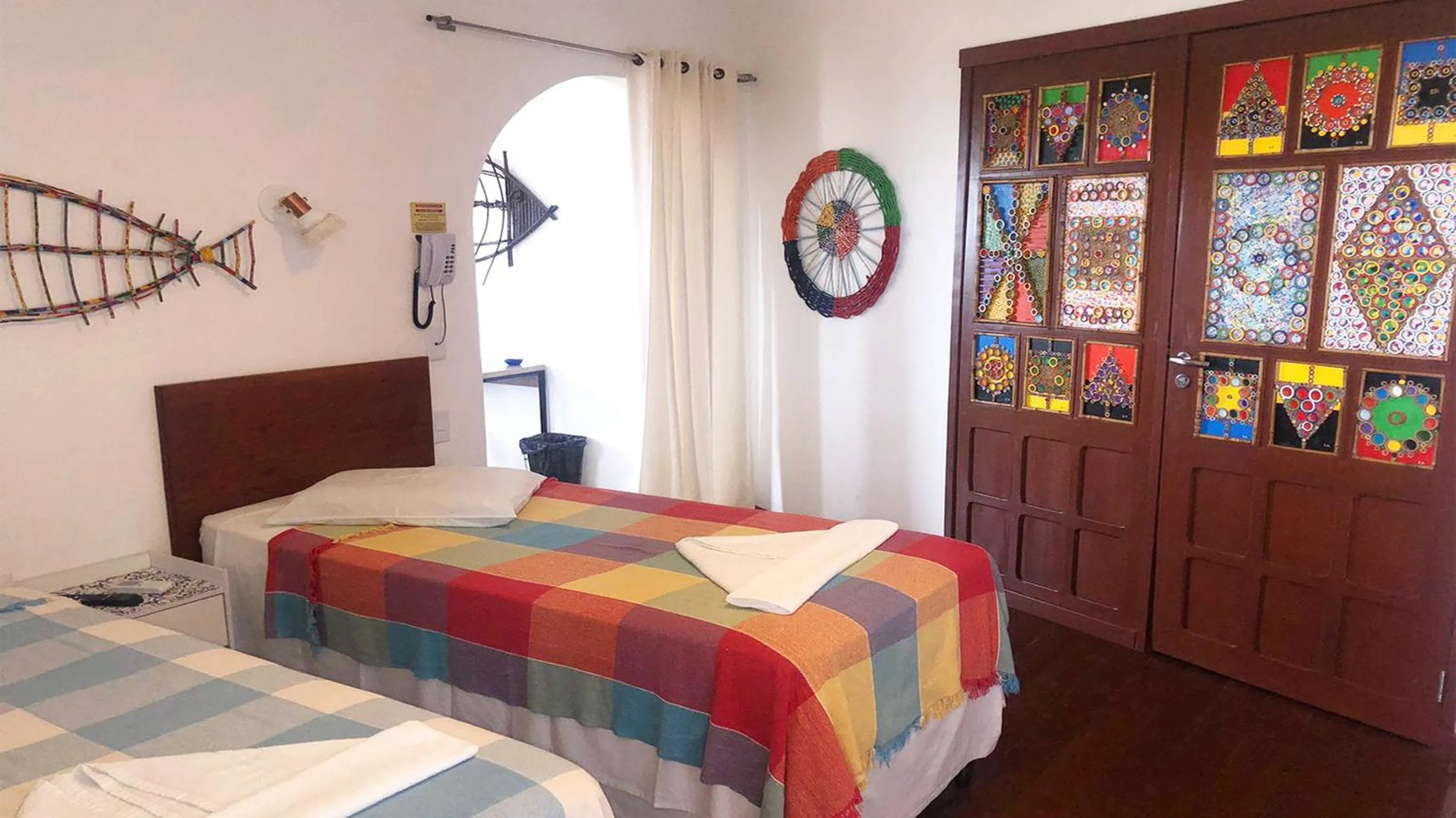 TV and multimedia, Bed in Pousada do Sol