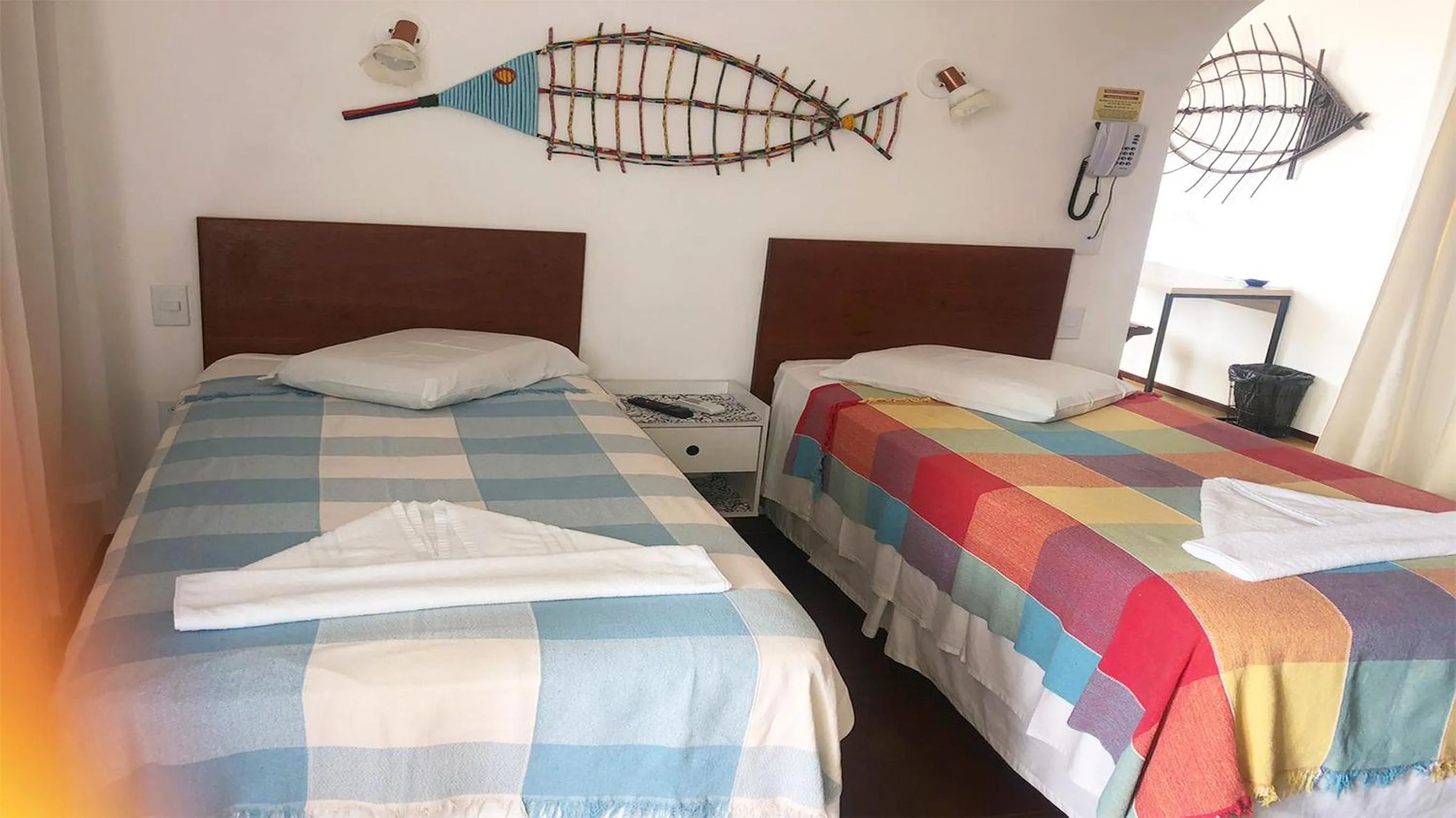 TV and multimedia, Bed in Pousada do Sol