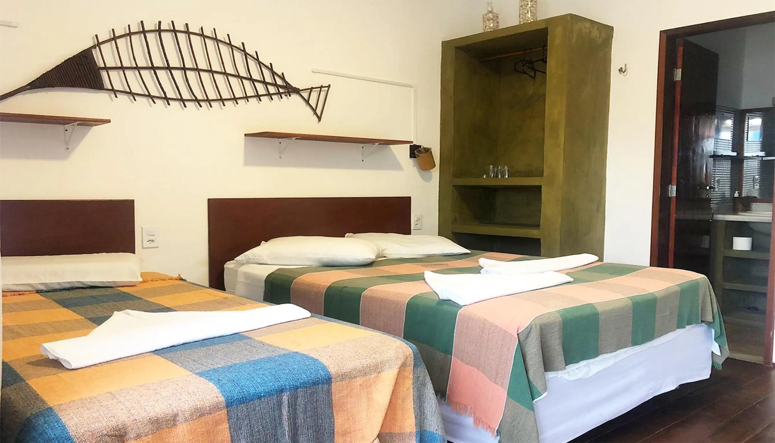TV and multimedia, Bed in Pousada do Sol