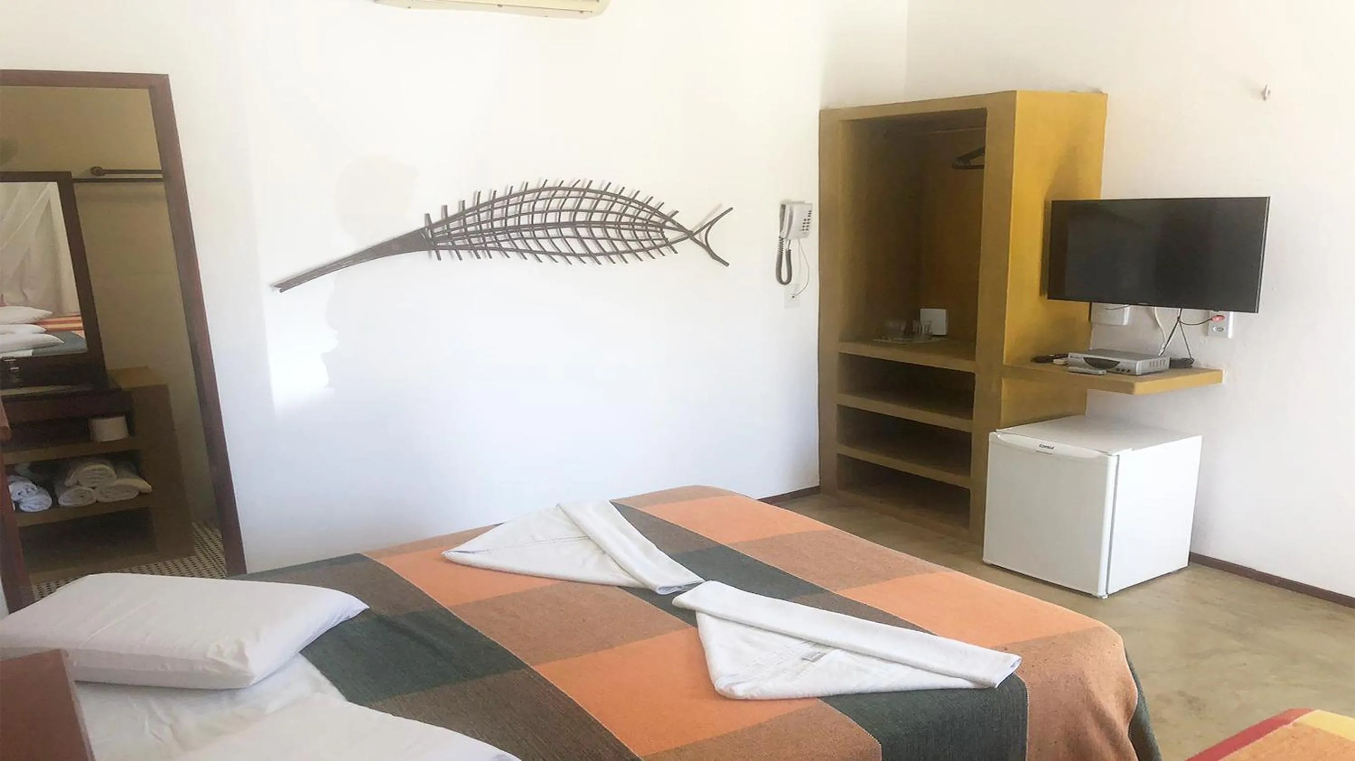 TV and multimedia, Bed in Pousada do Sol