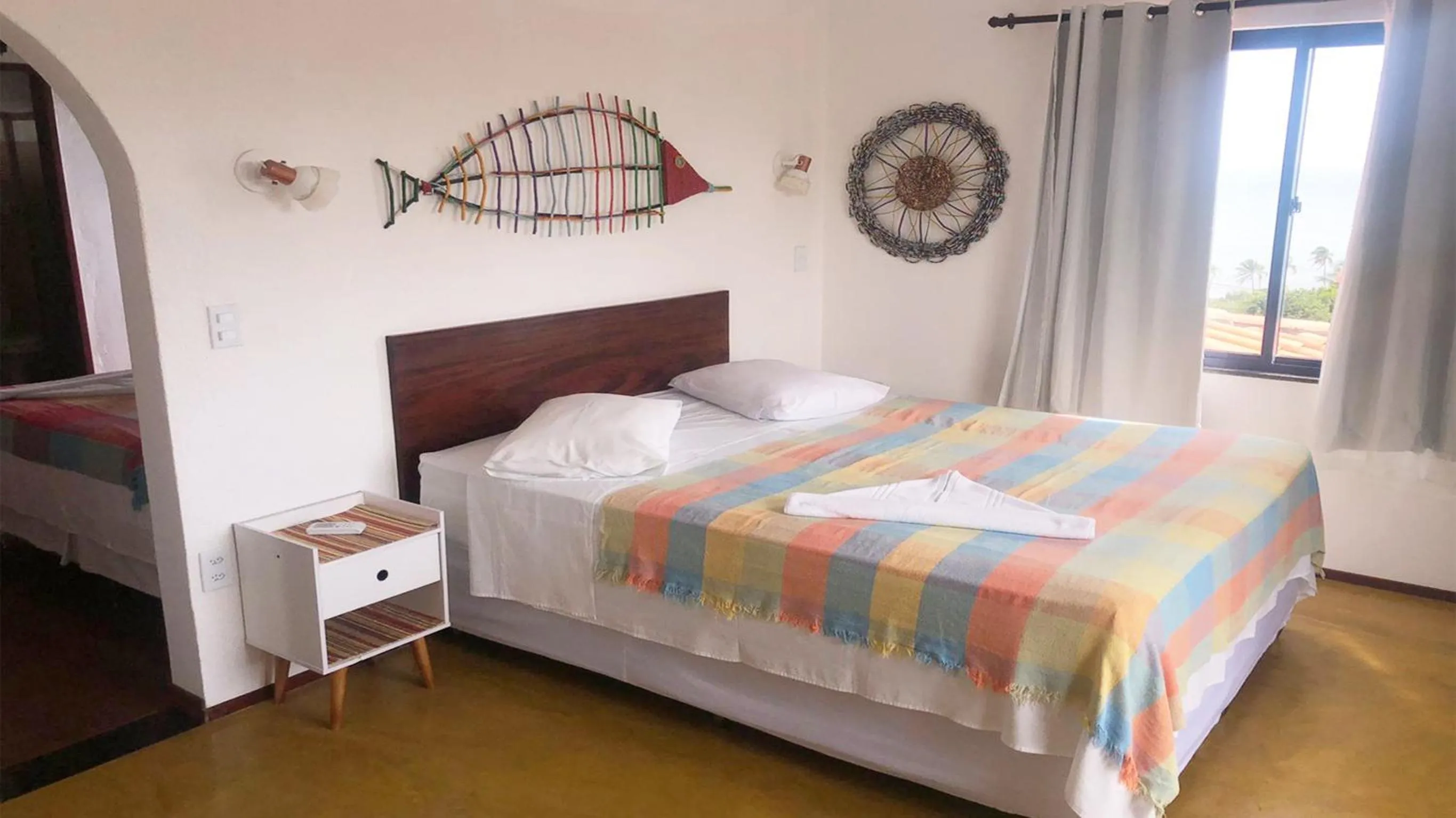 TV and multimedia, Bed in Pousada do Sol