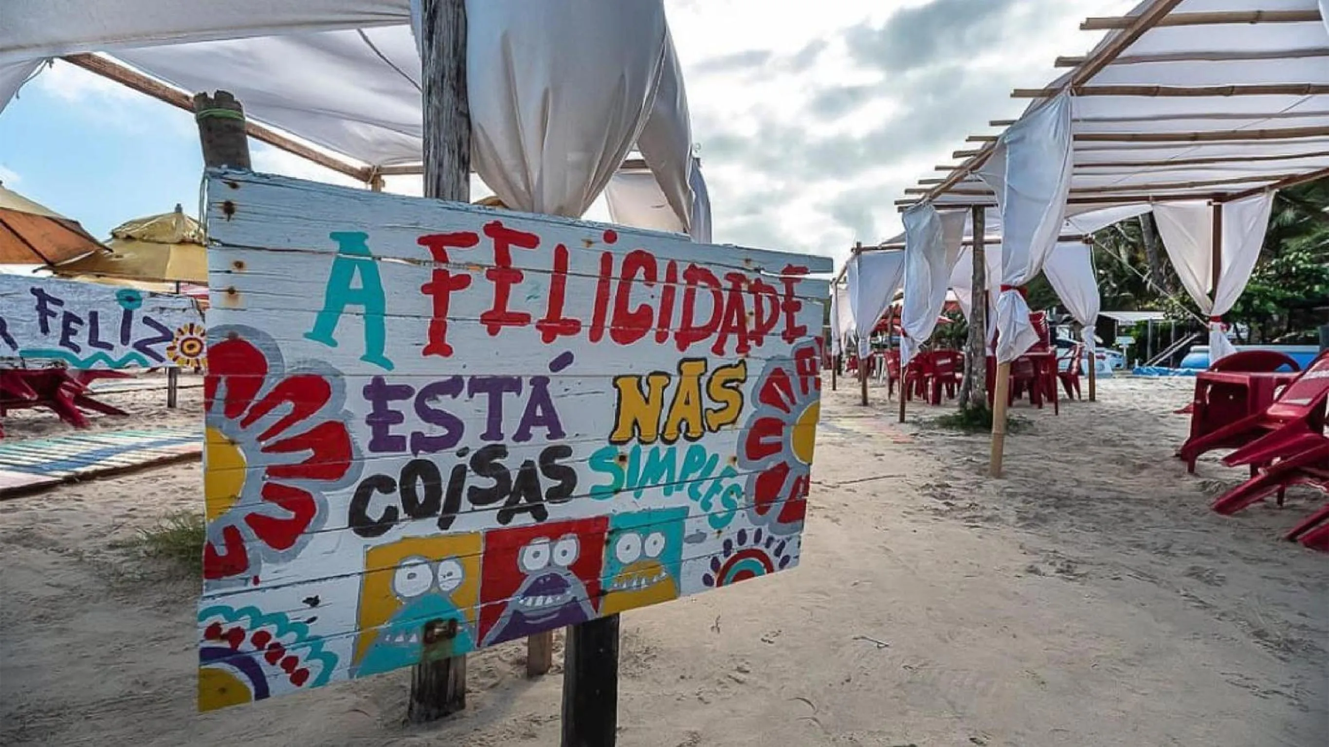 Beach in Pousada do Sol