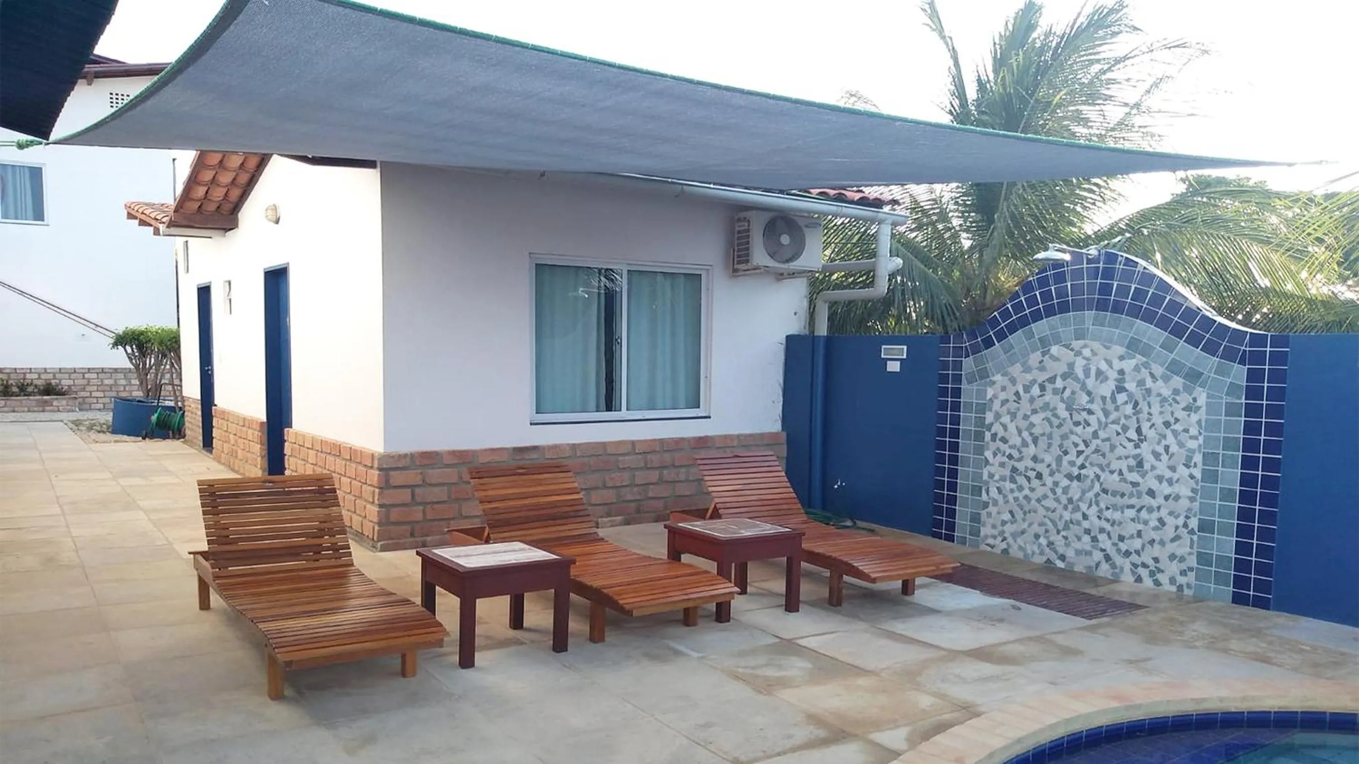 Pool view in Pousada do Sol
