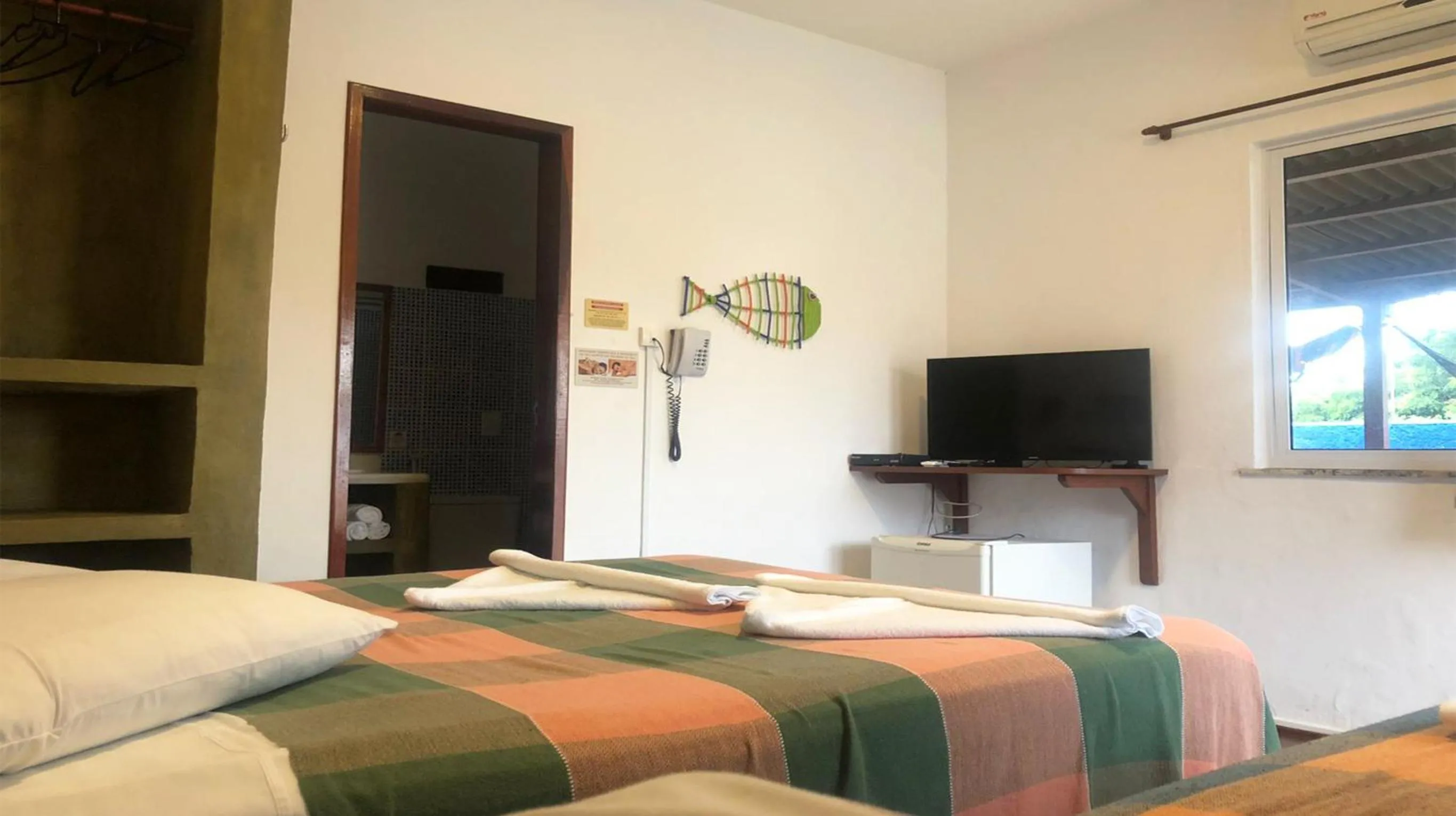 TV and multimedia, Bed in Pousada do Sol