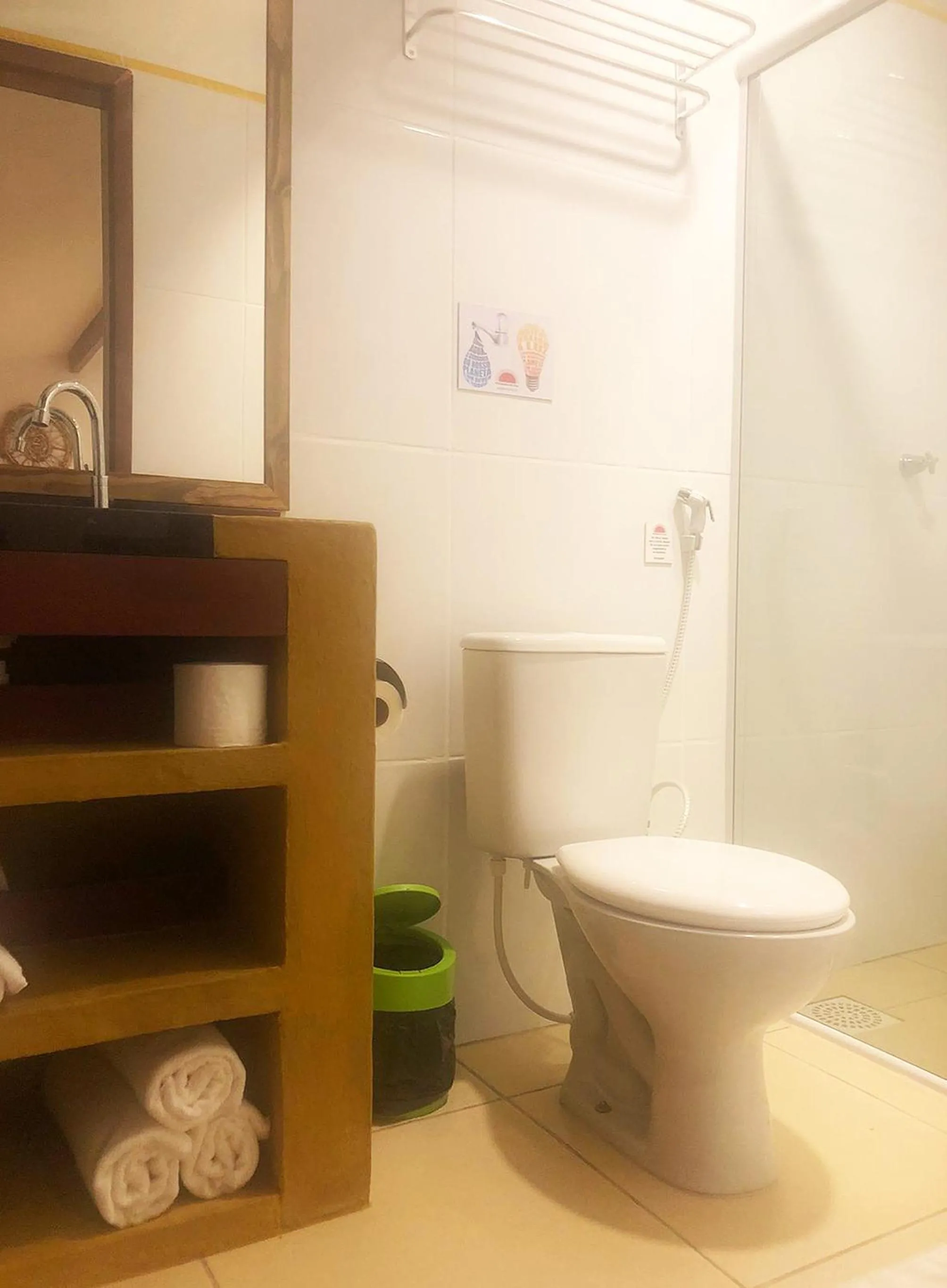 Shower in Pousada do Sol