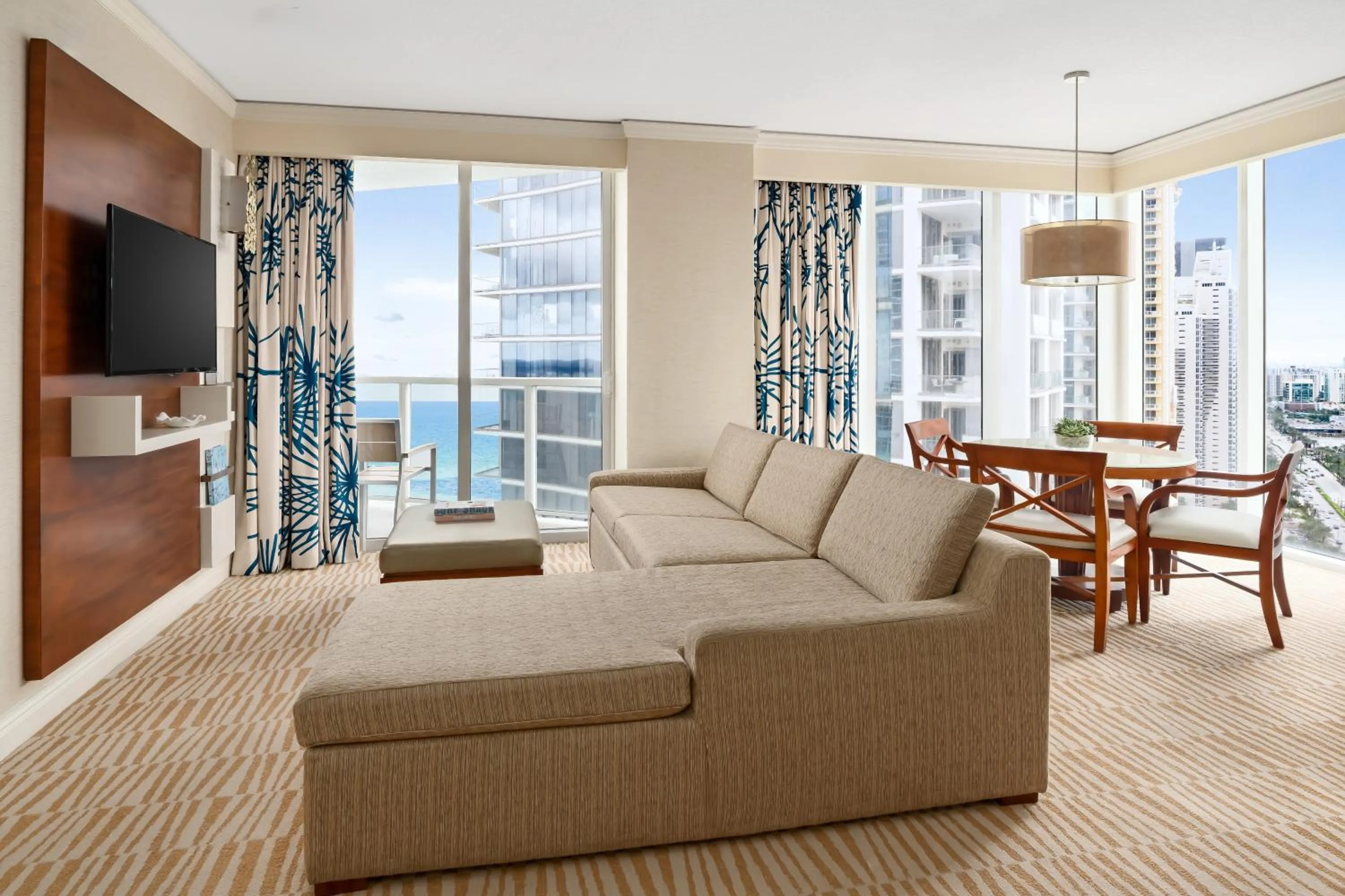 Living room in Trump International Beach Resort - Sunny Isles Beach