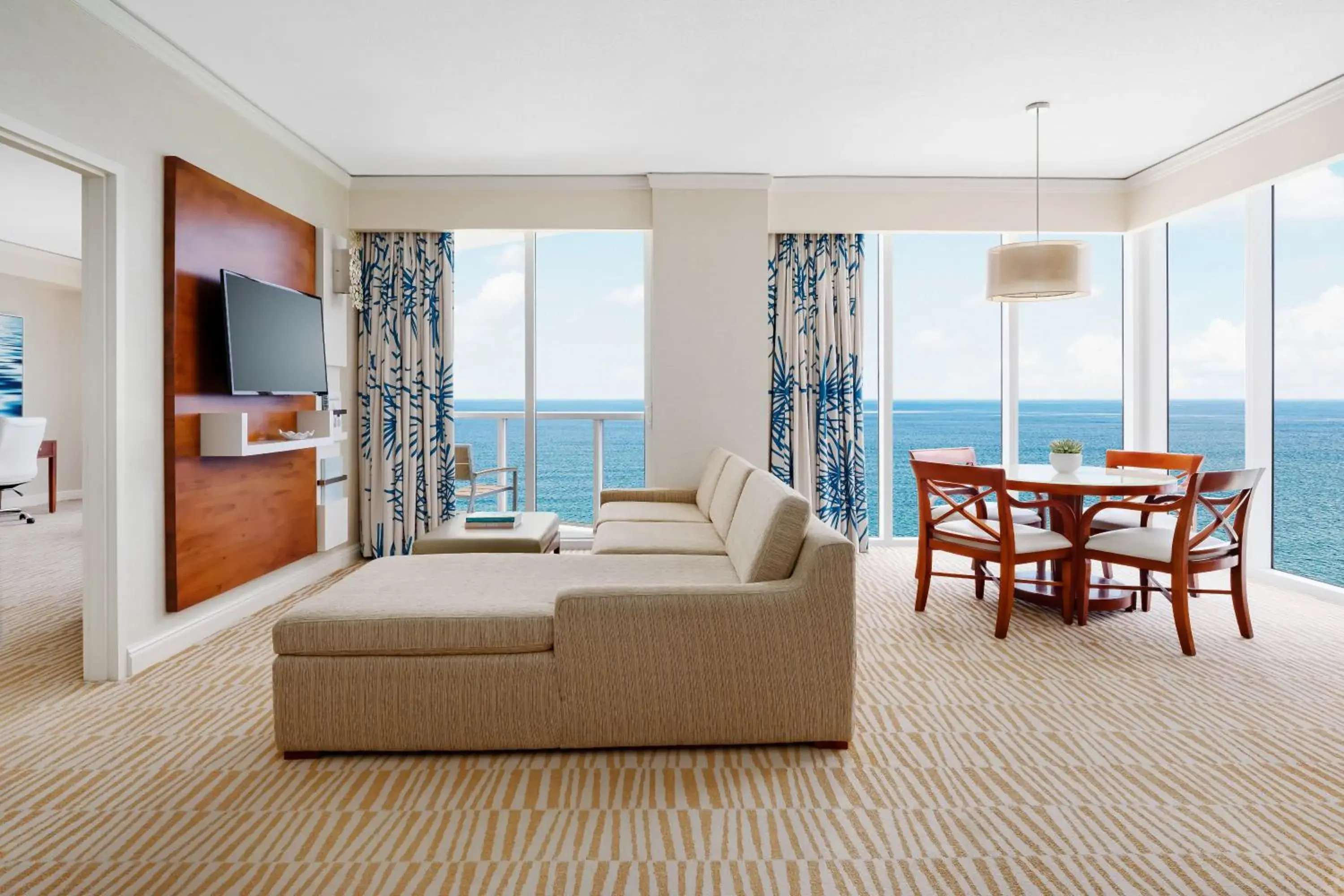 Living room in Trump International Beach Resort - Sunny Isles Beach Living room in Trump International Beach Resort - Sunny Isles Beach