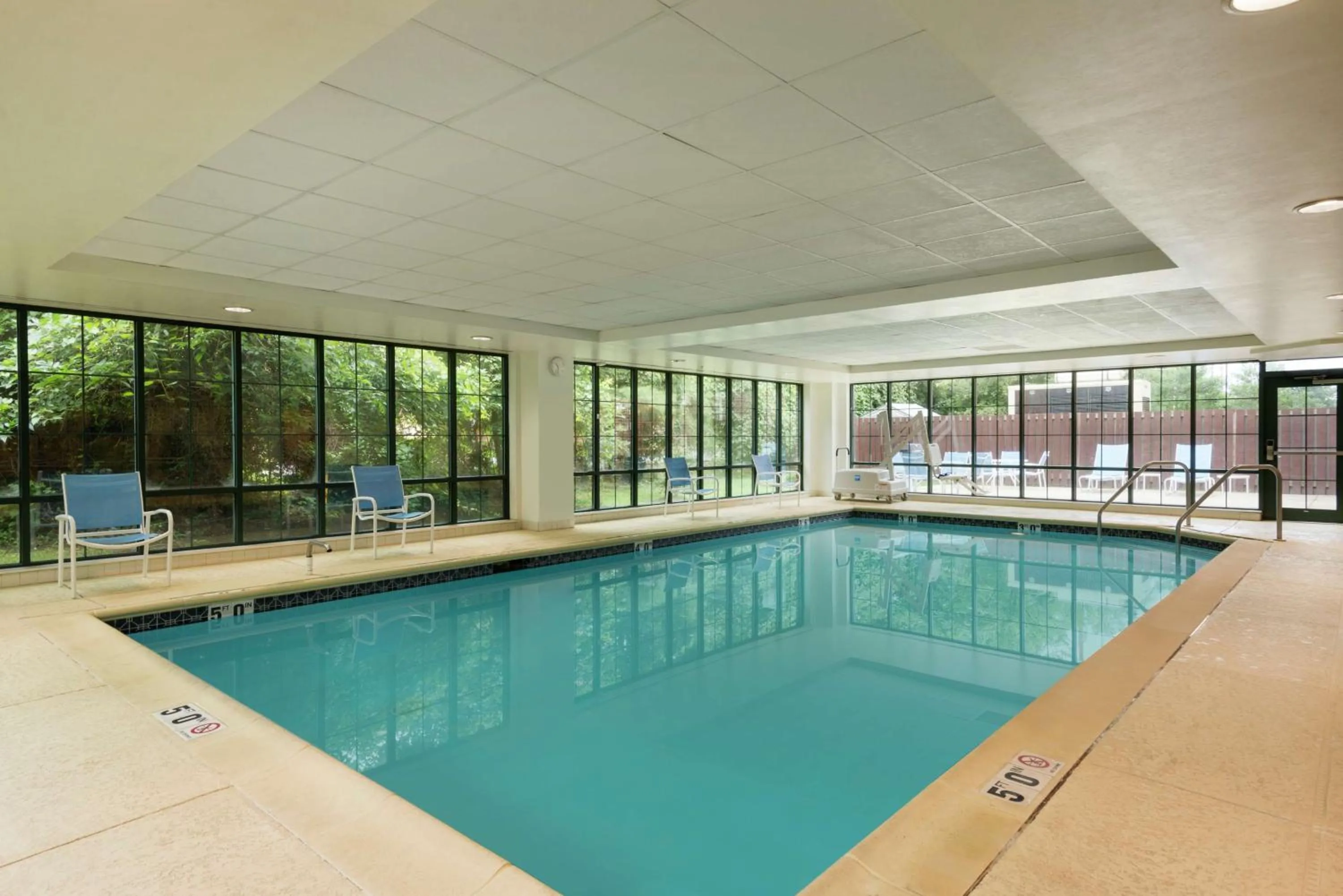 Pool view in Homewood Suites by Hilton Newark-Wilmington South Area