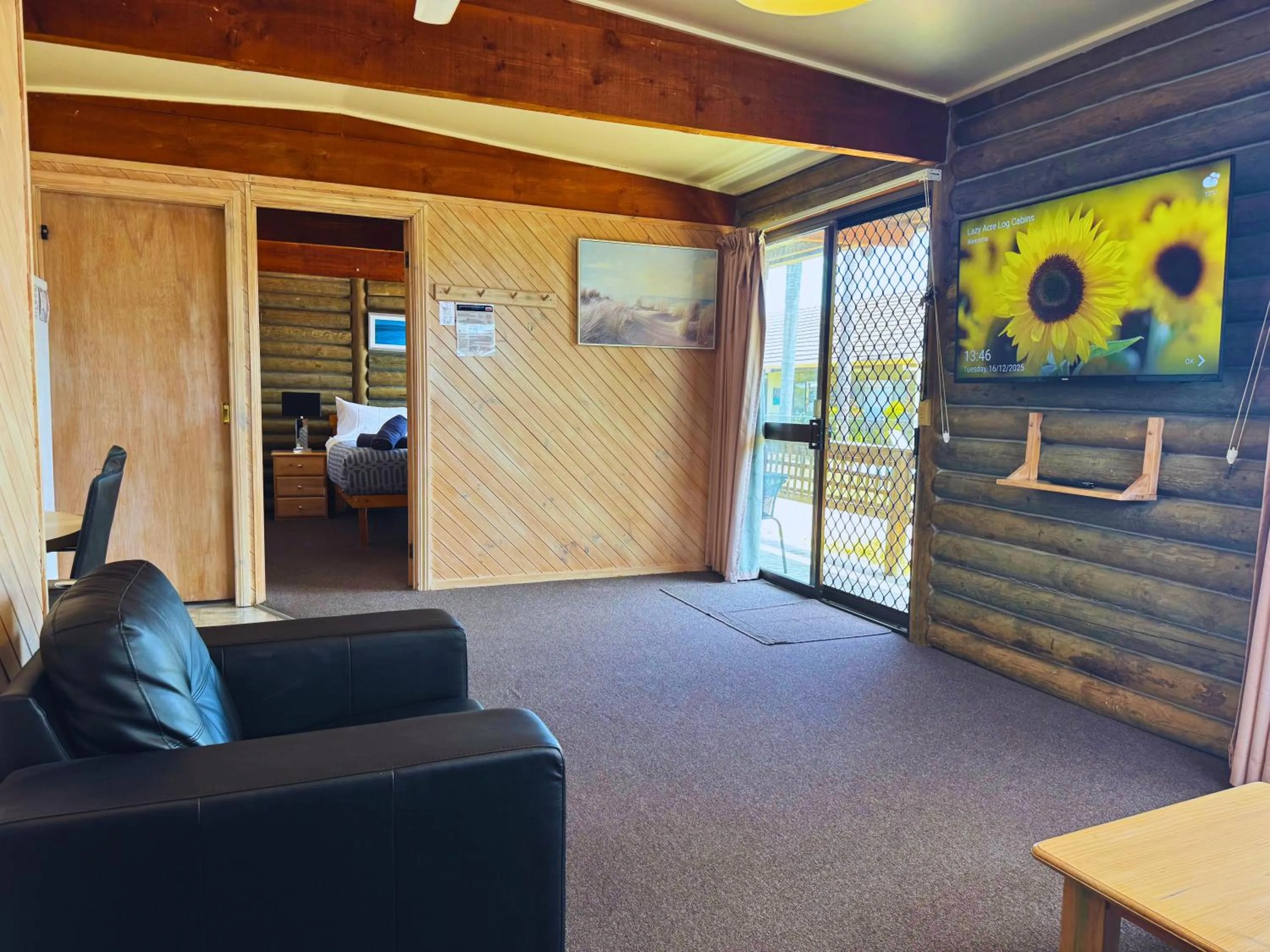 TV and multimedia in Lazy Acre Log Cabins