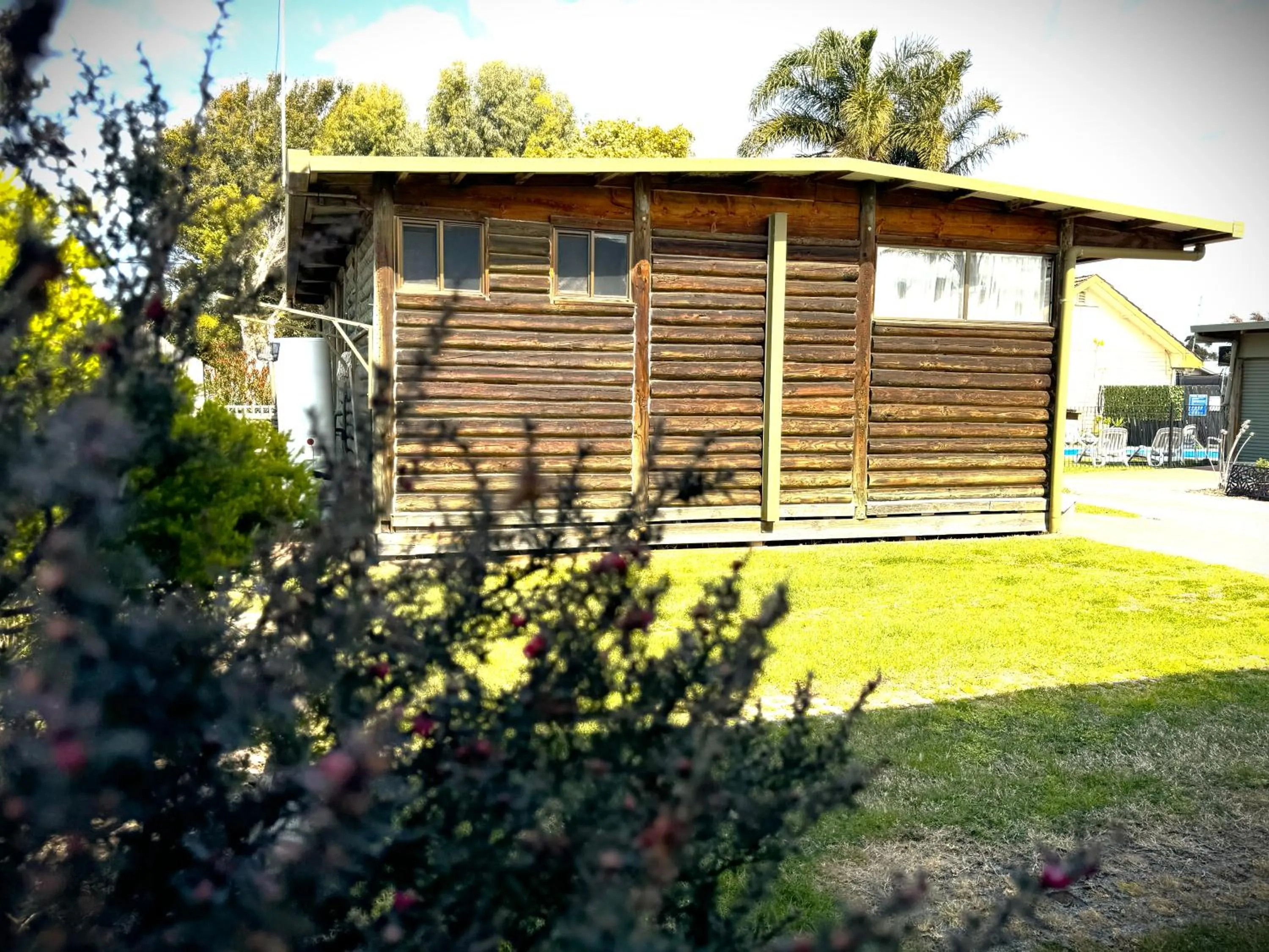 Property building in Lazy Acre Log Cabins