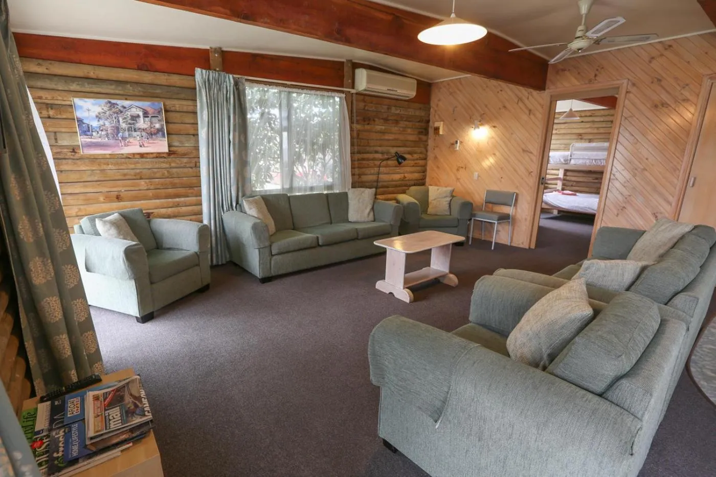TV and multimedia in Lazy Acre Log Cabins