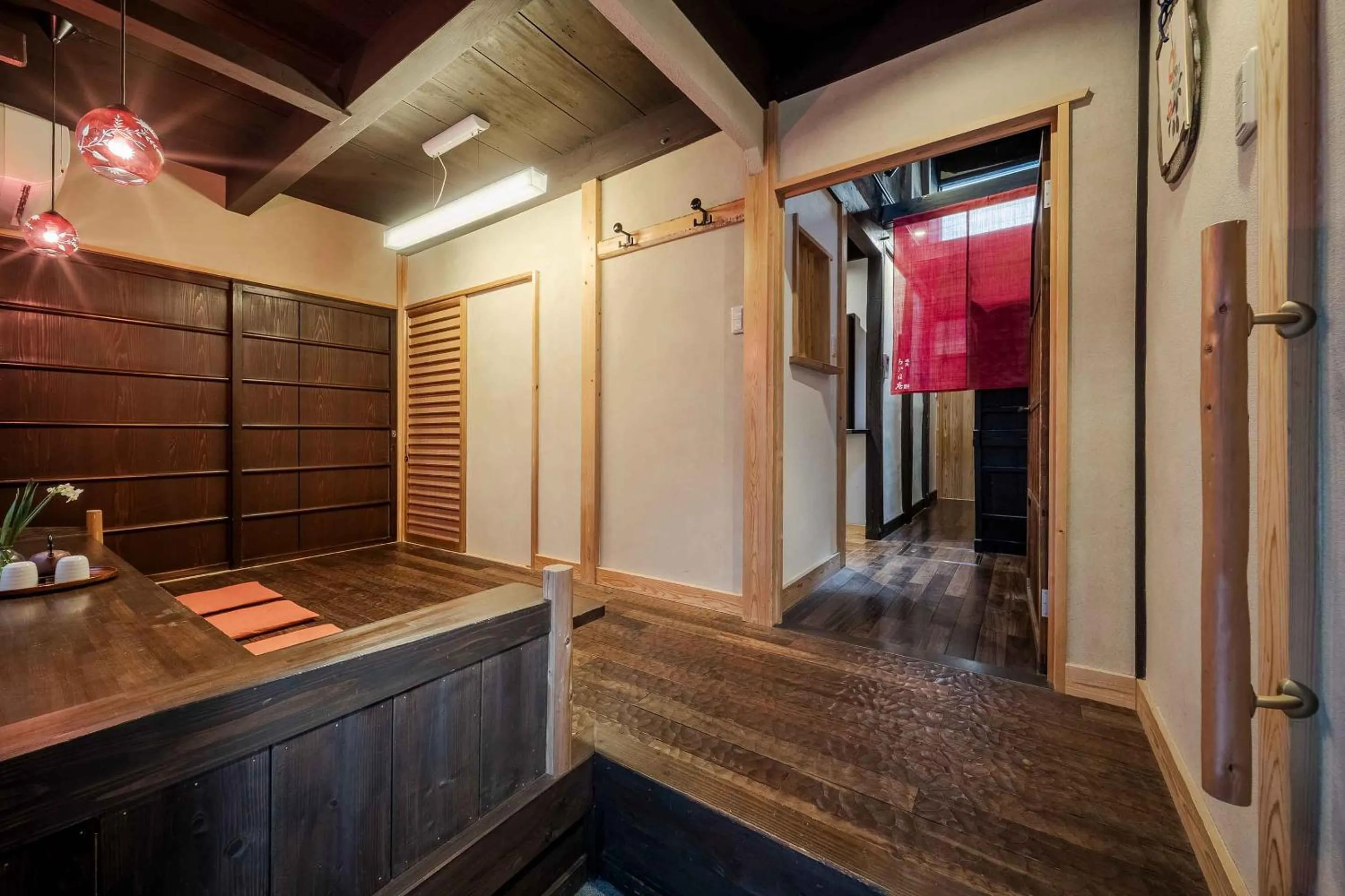 Facade/entrance in Akane an Machiya House