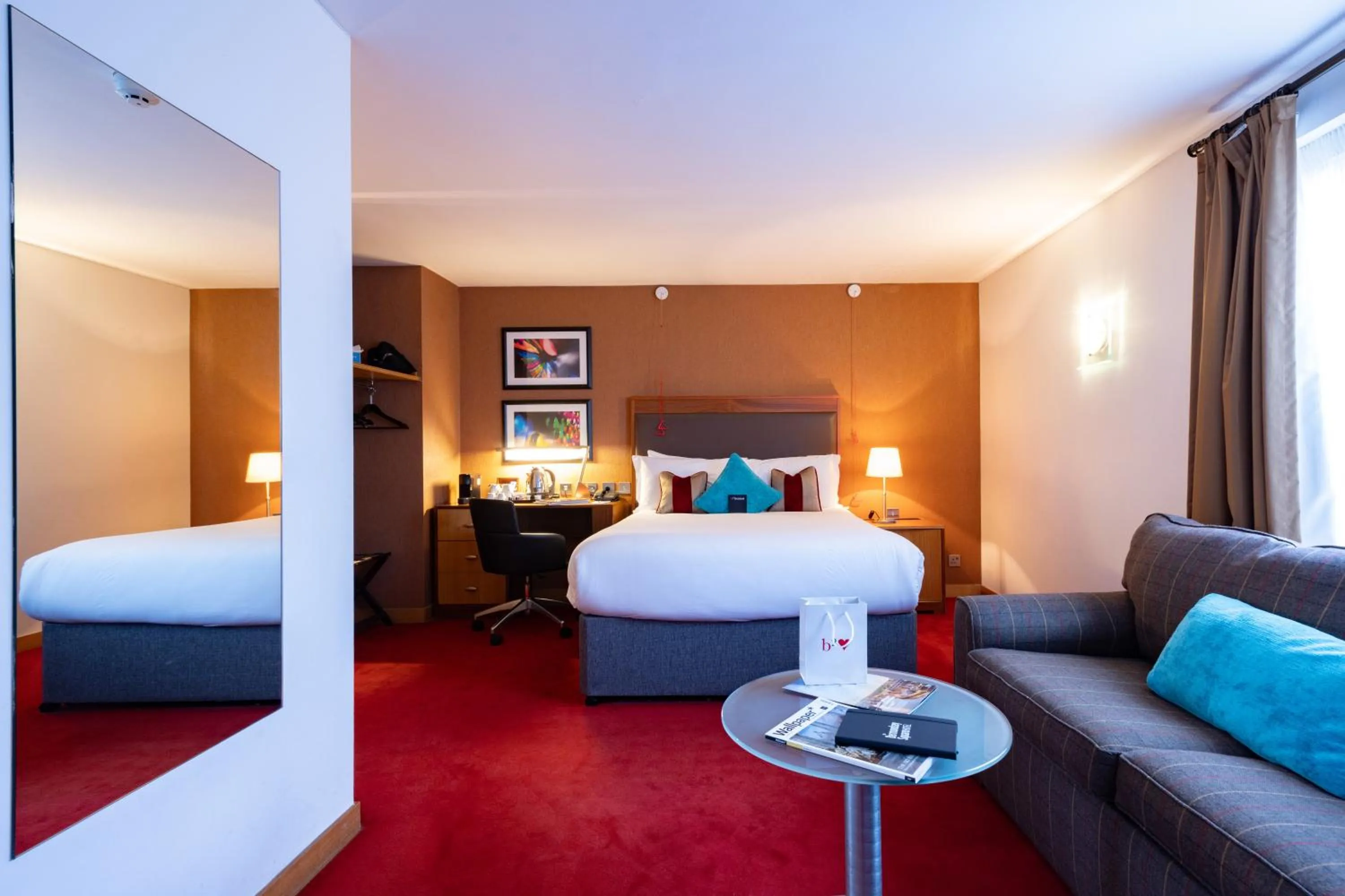 Bedroom, Bed in Bermondsey Square Hotel - A Bespoke Hotel