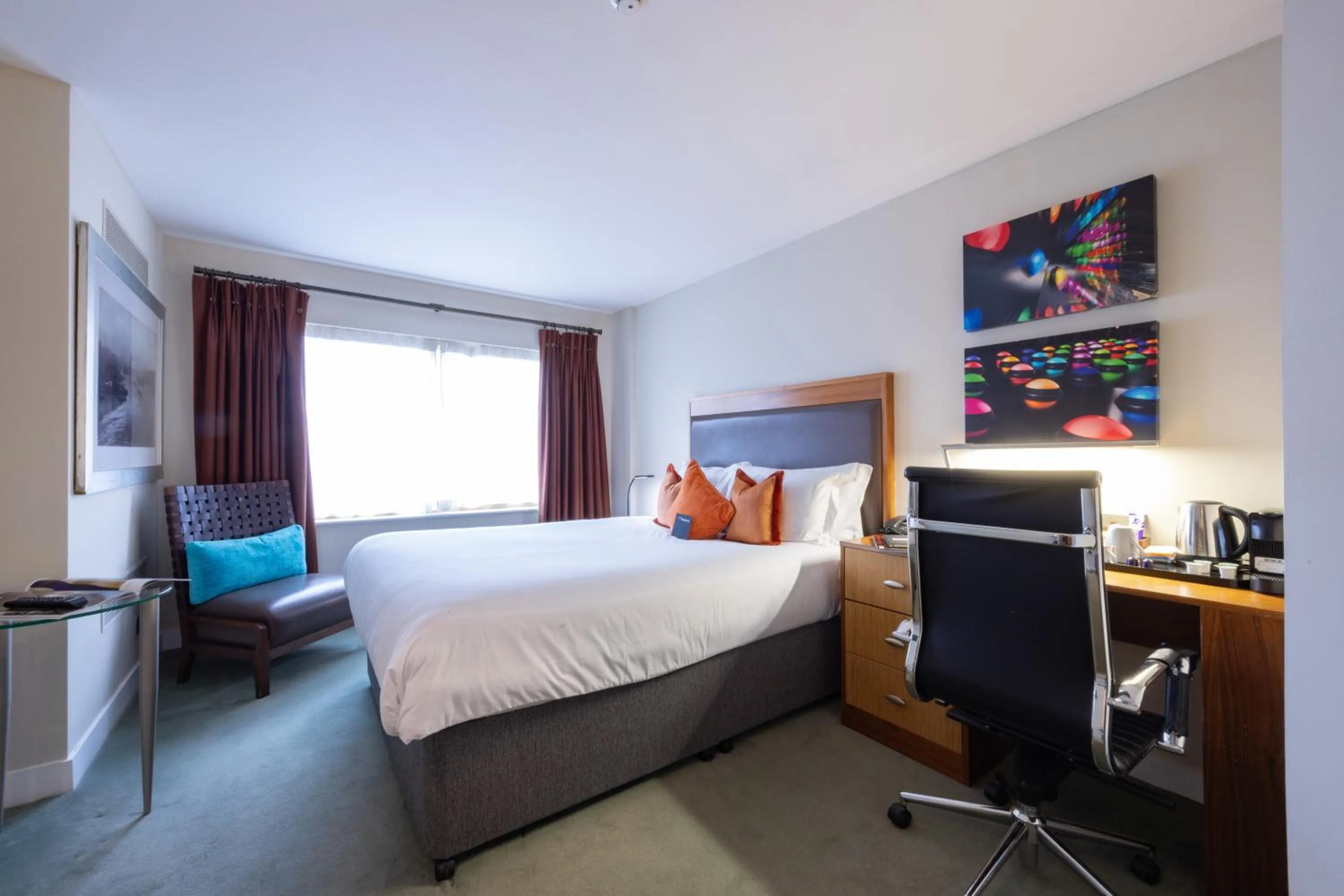 Bedroom, Bed in Bermondsey Square Hotel - A Bespoke Hotel