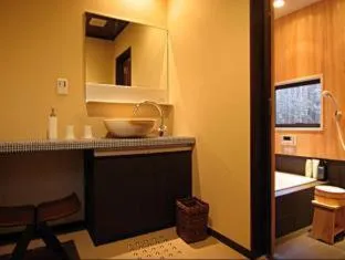 Bathroom in Kikyo-an Cozy Private Machiya near JR Nijo Station