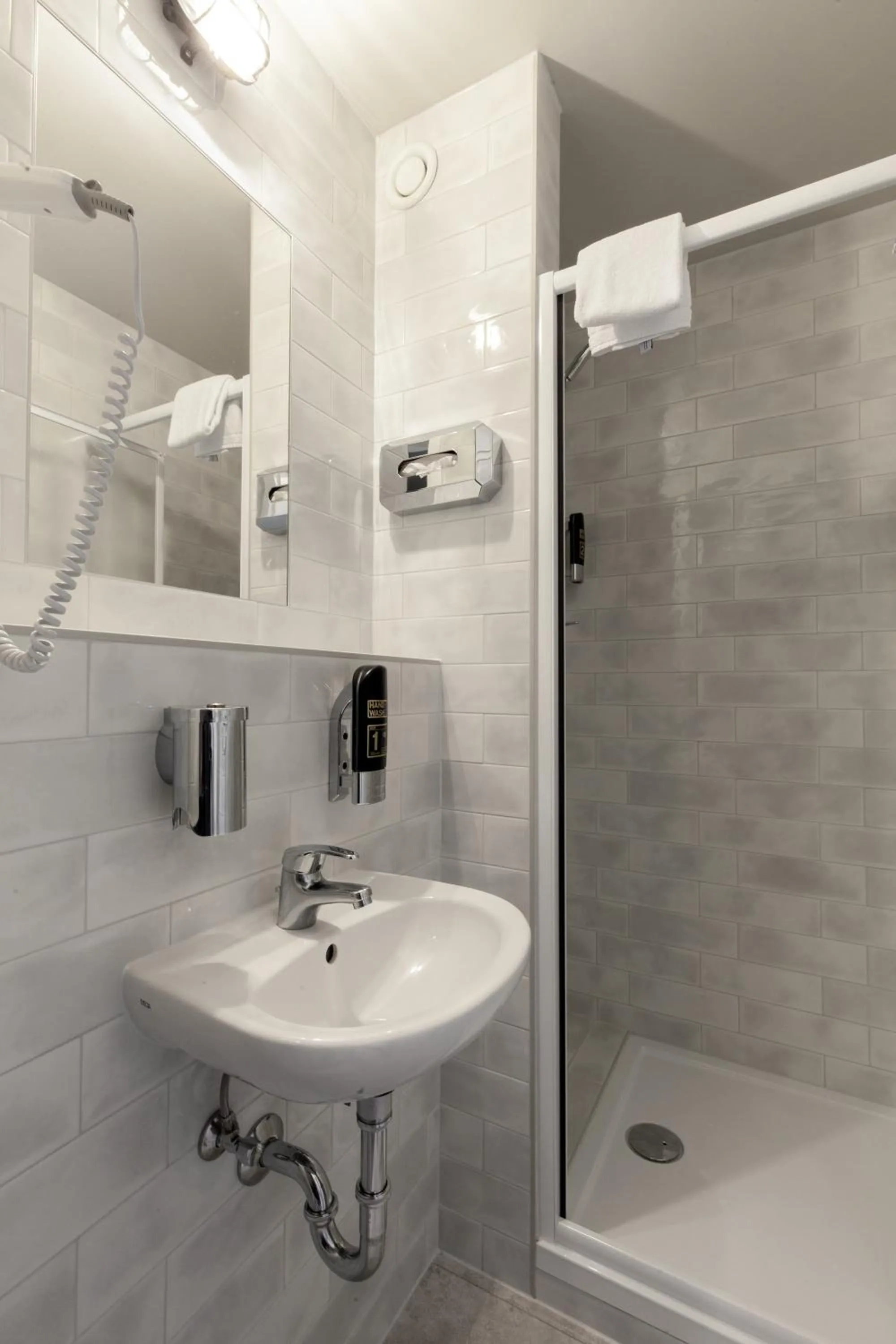 Bathroom in a&o Warszawa Wola