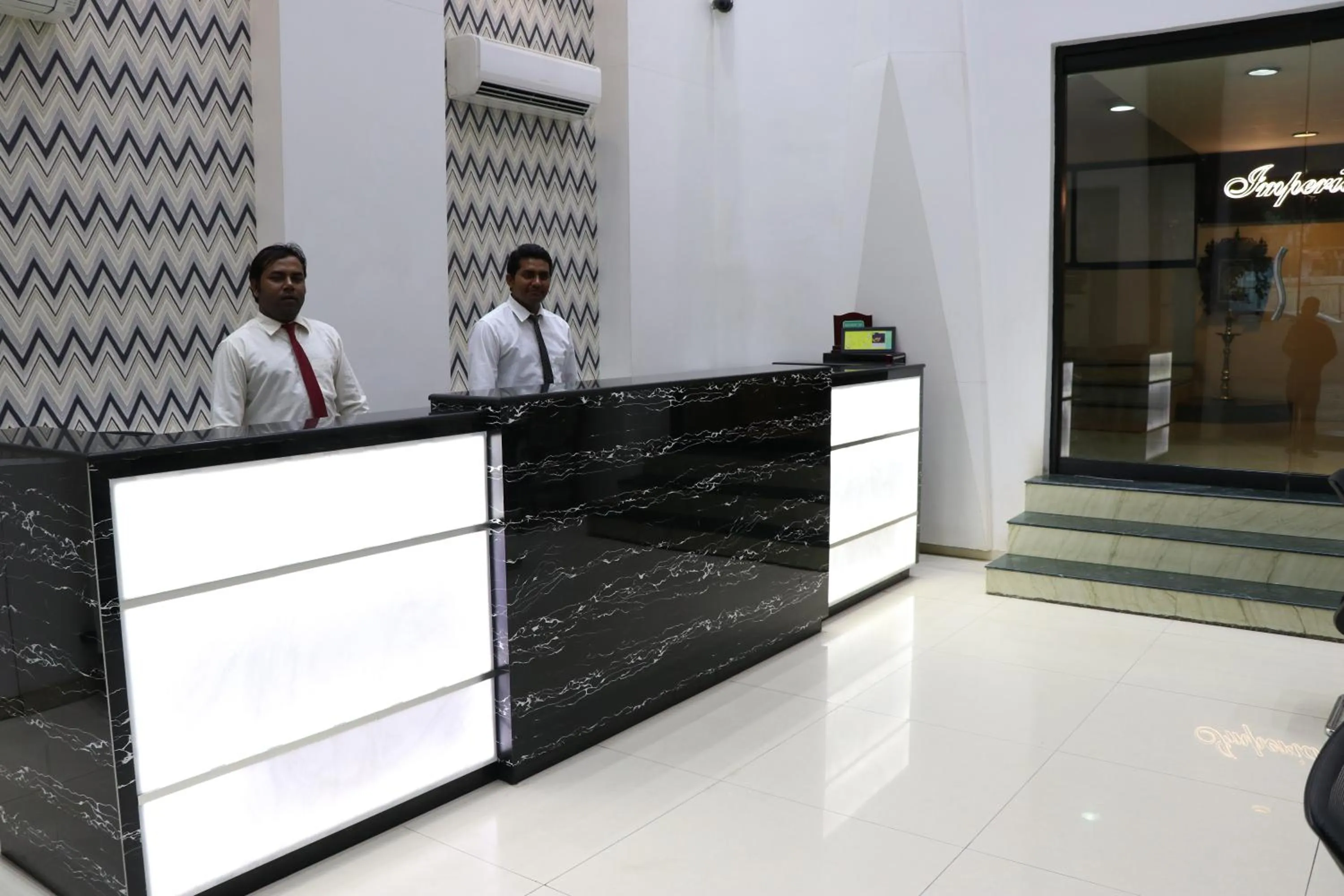 Staff in Little Chef Hotel