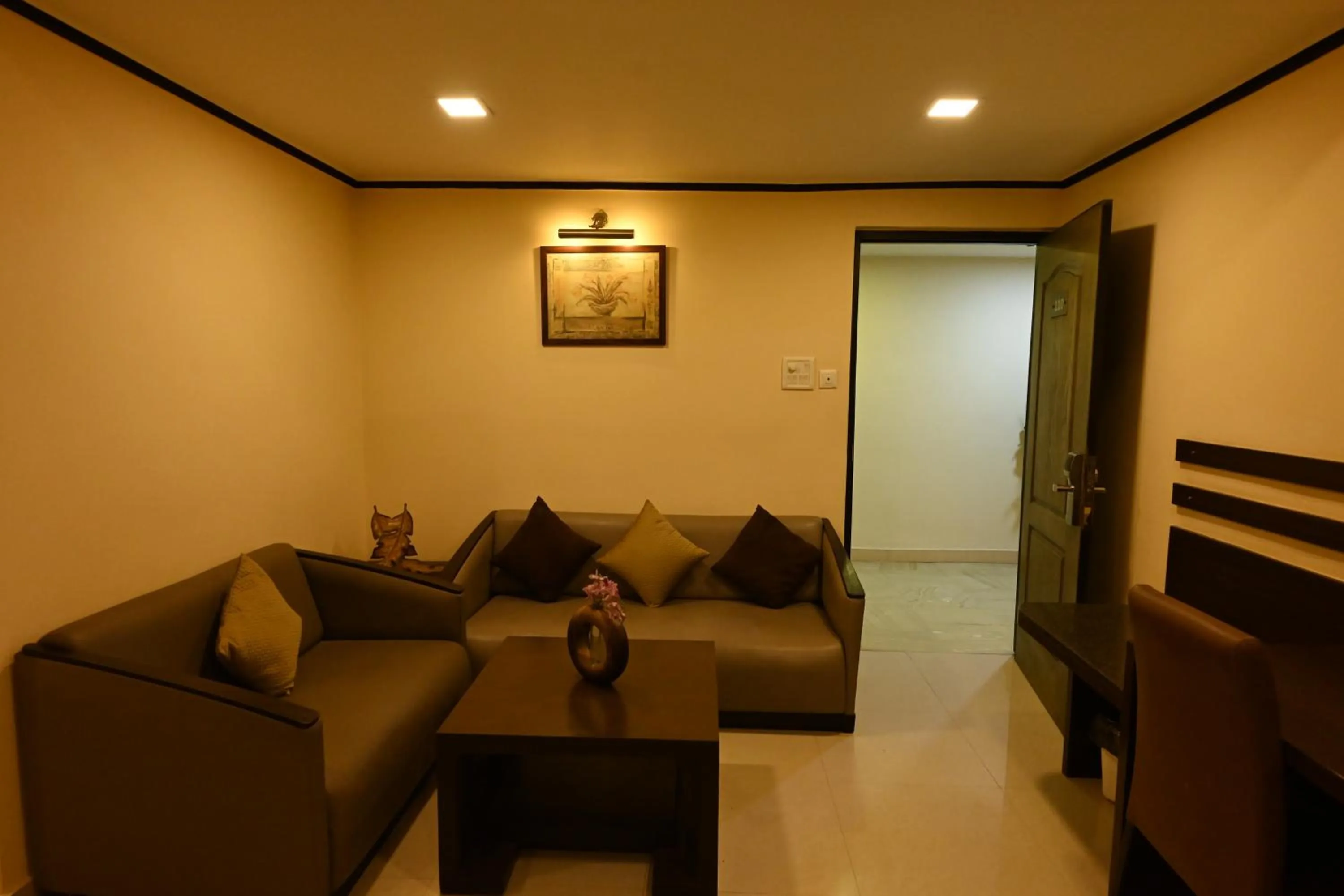 Seating area in Little Chef Hotel