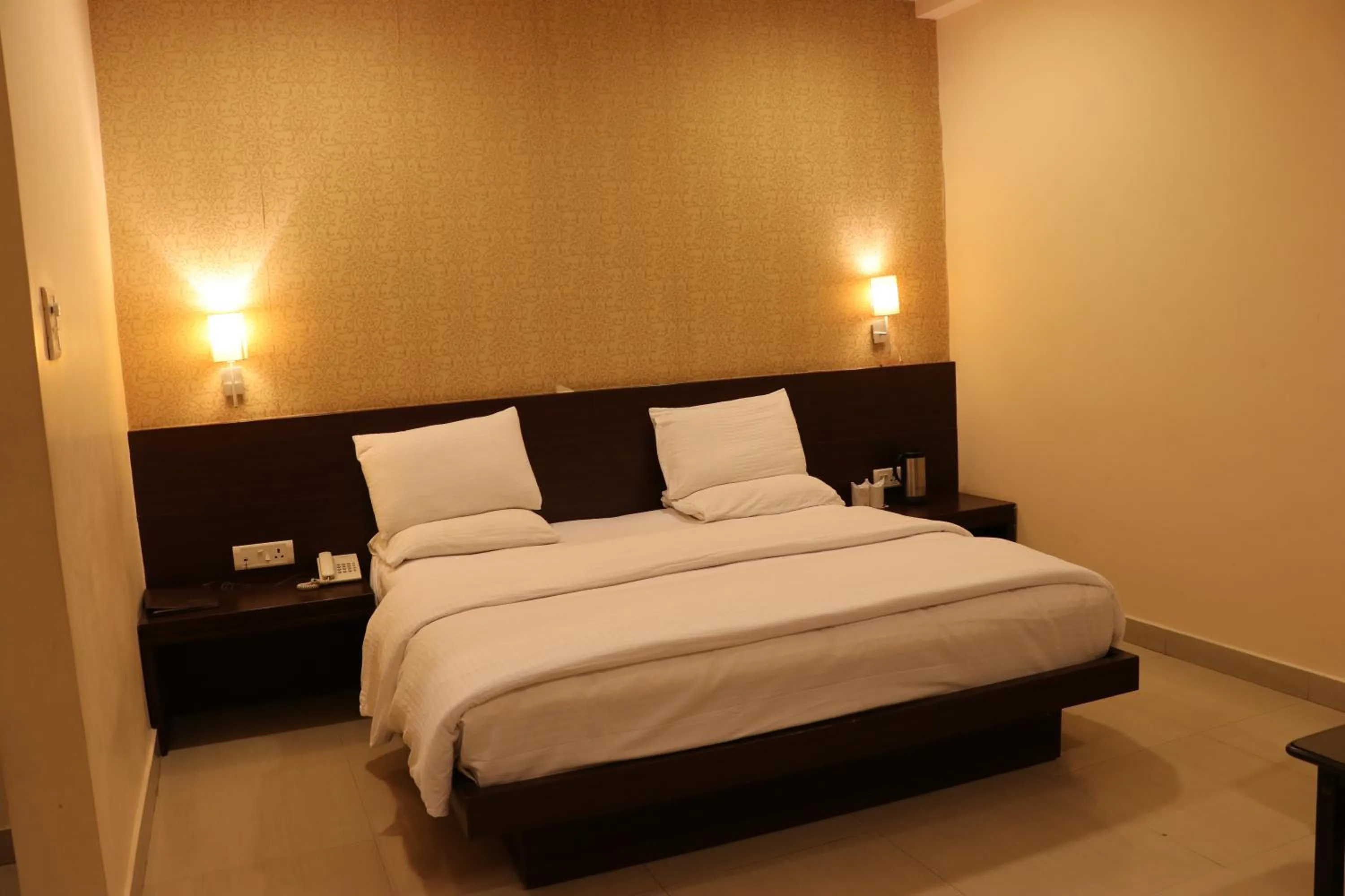 Bed in Little Chef Hotel