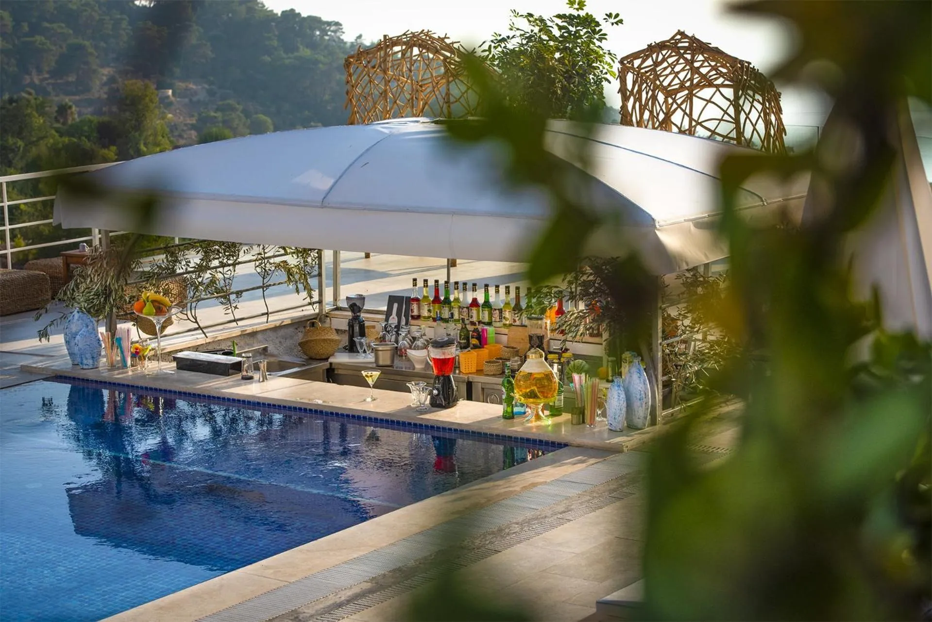 Pool view in Highclere Hotel and Spa