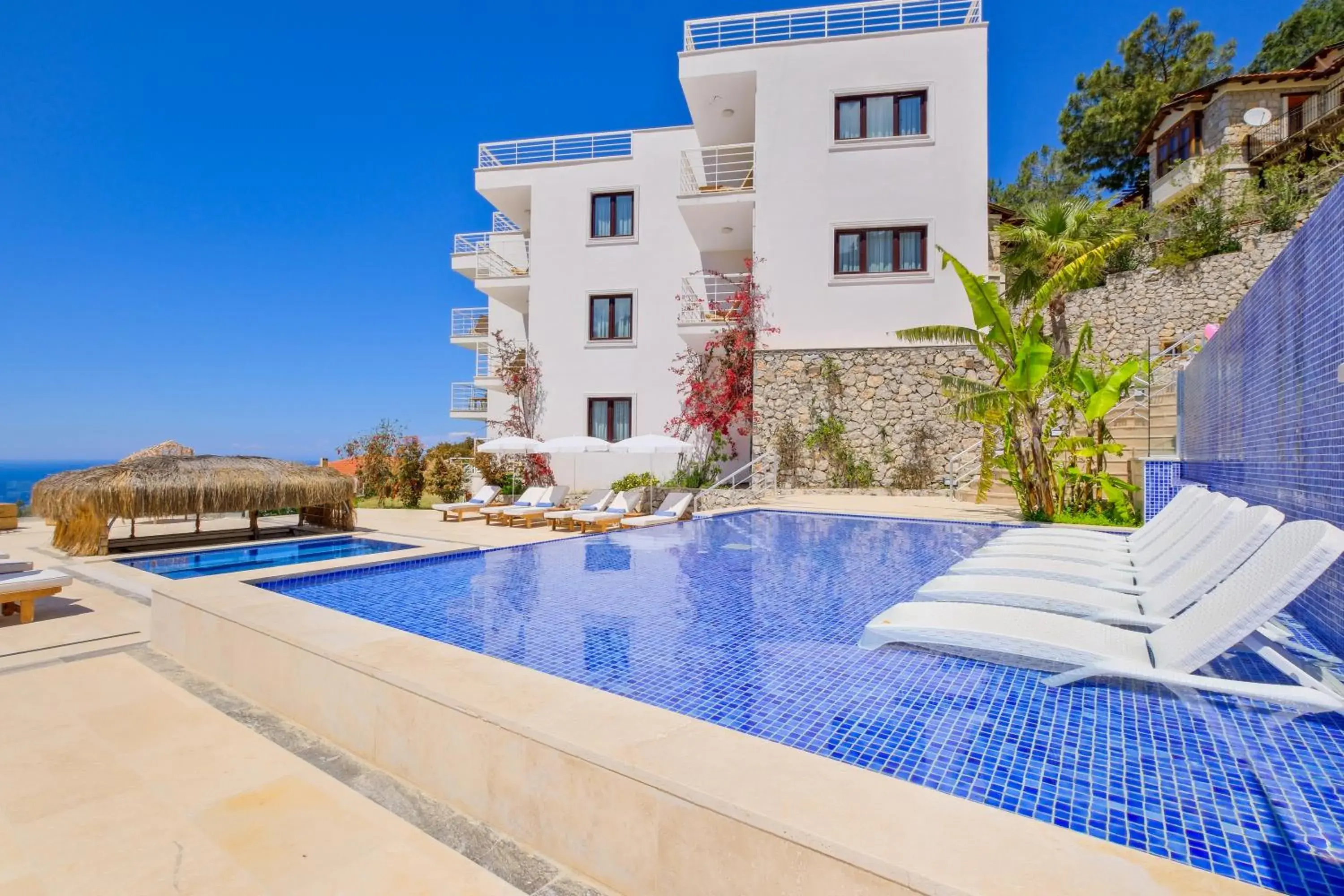 Pool view in Highclere Hotel and Spa Pool view in Highclere Hotel and Spa