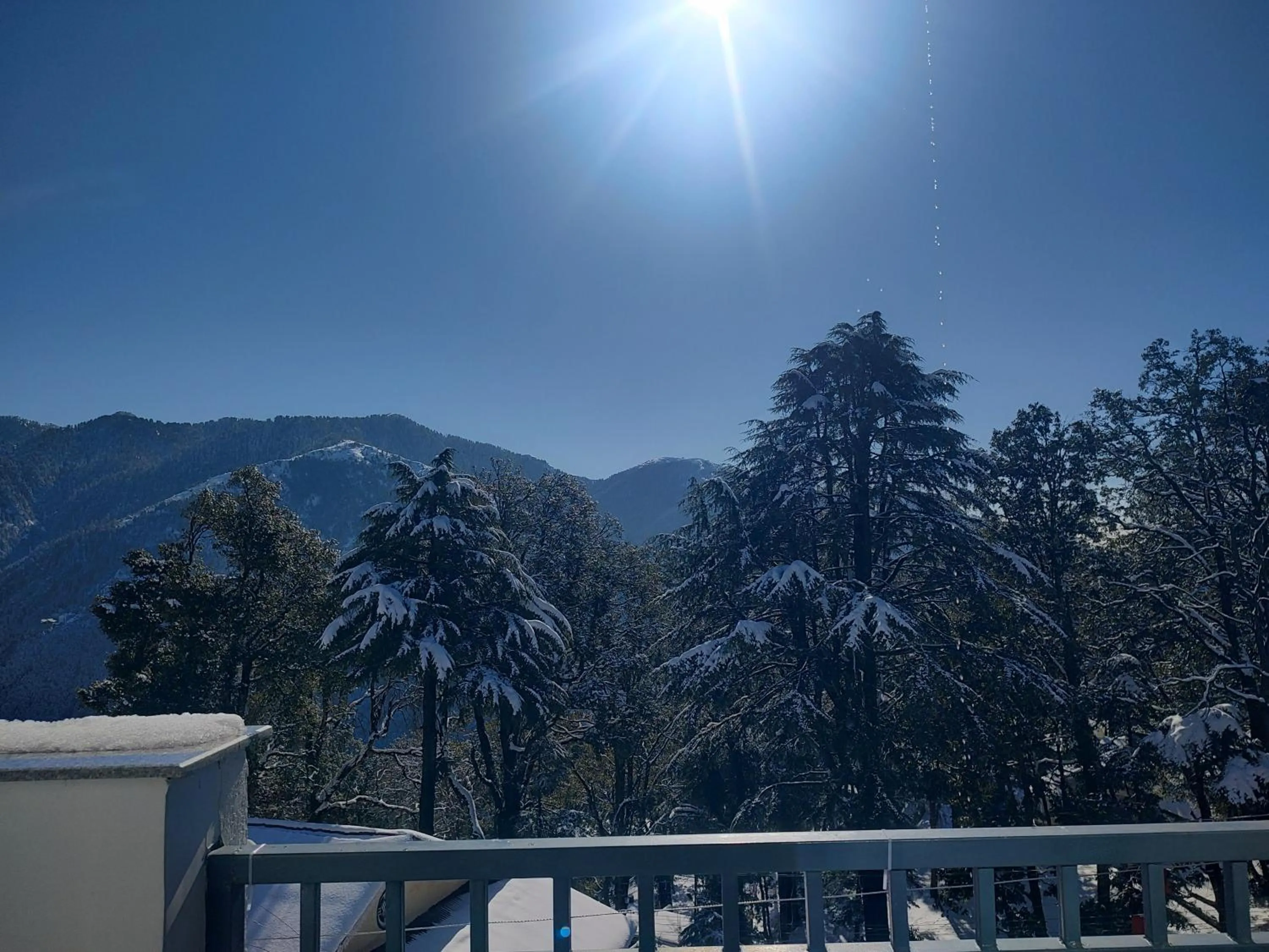 Mountain view in Sagrika Resort Dalhousie