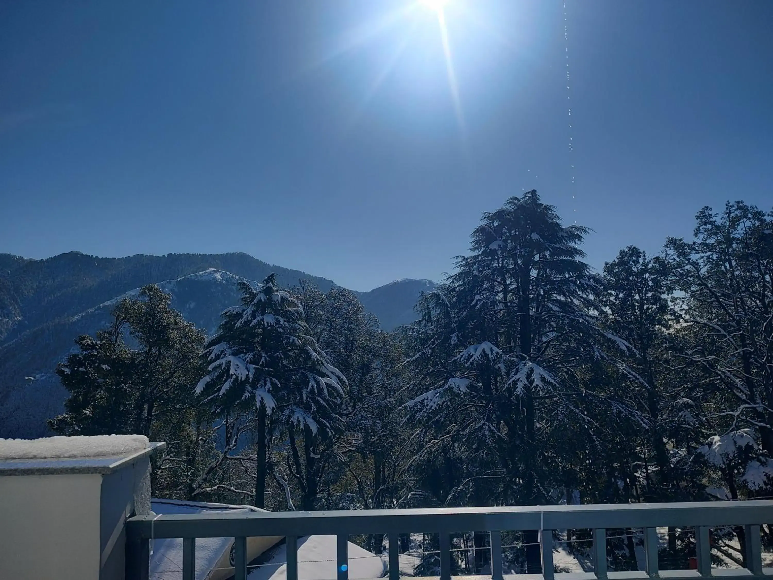 Mountain view in Sagrika Resort Dalhousie Mountain view in Sagrika Resort Dalhousie