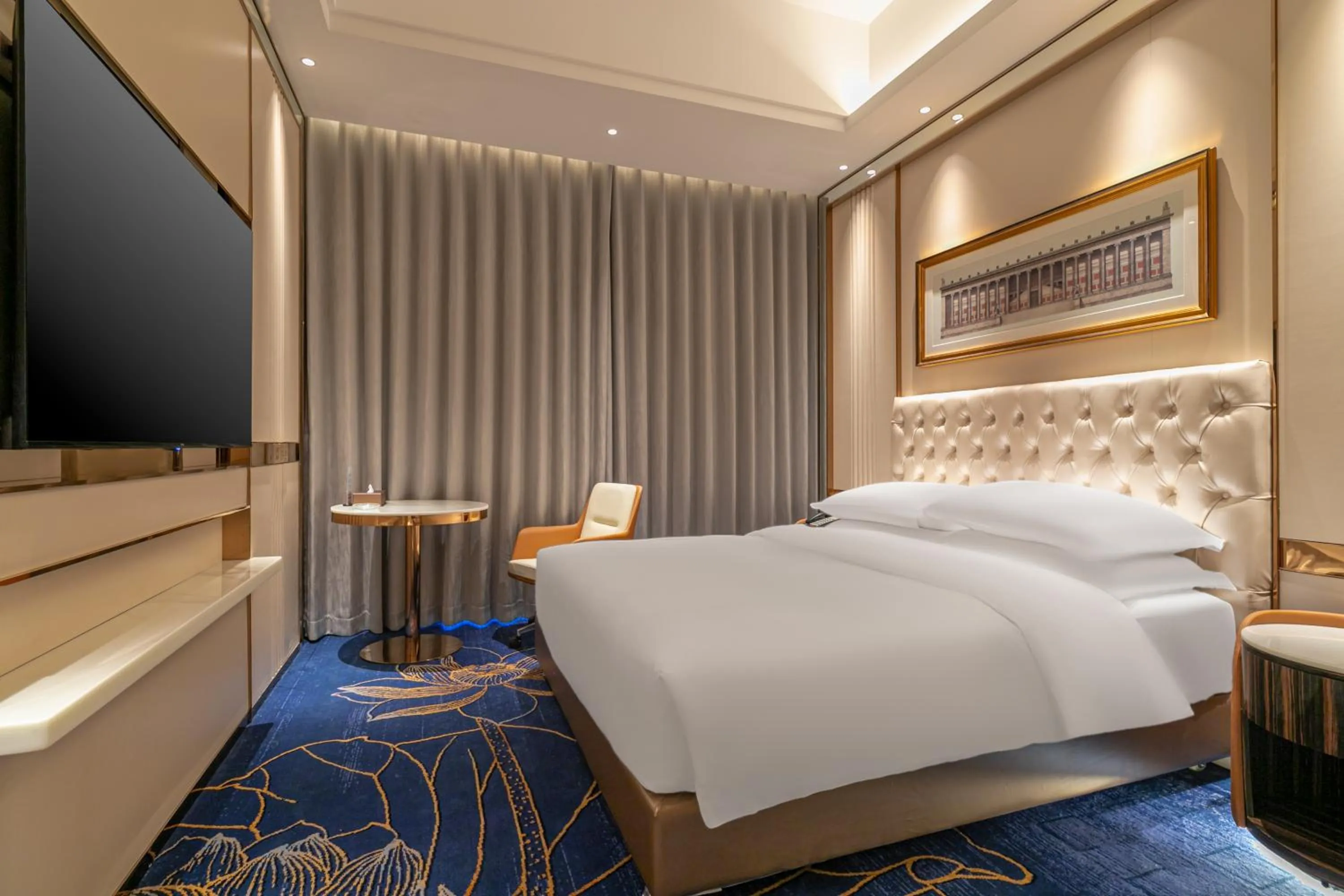 Decorative detail, Bed in Easeland Hotel Guangzhou