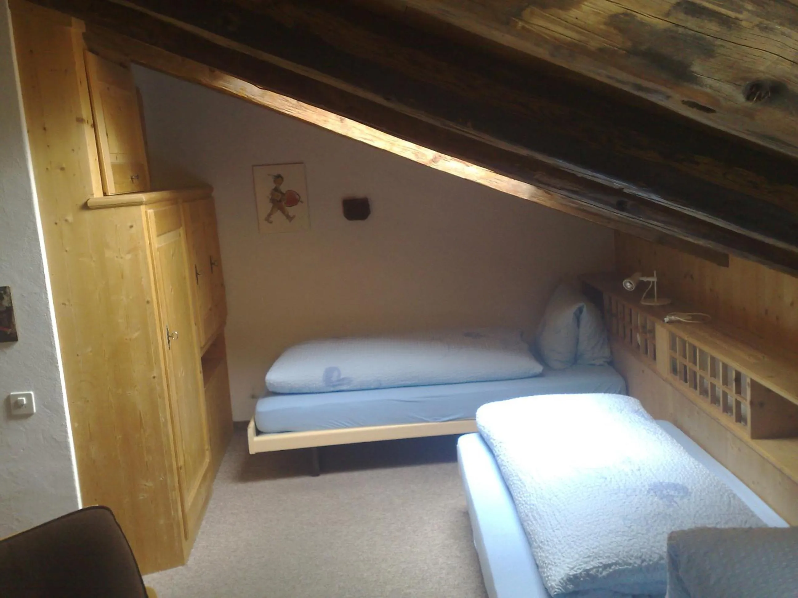 Bed in B&B Hotel & Appartements Chasa Valär