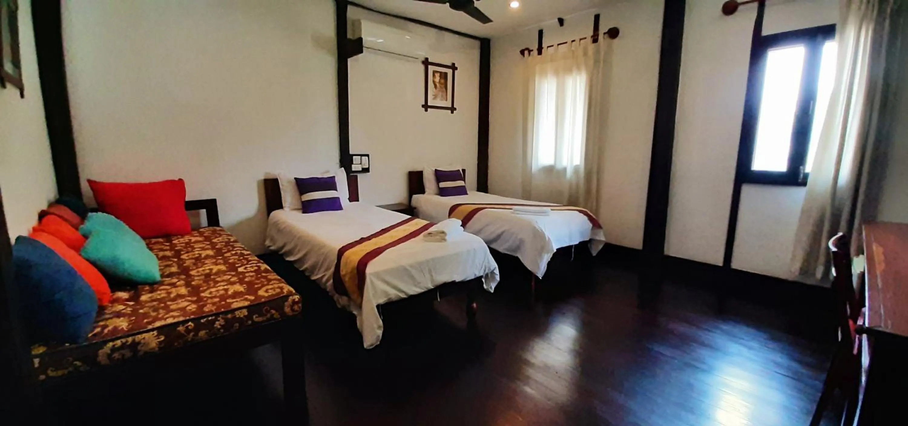 View (from property/room), Bed in Saynamkhan River View