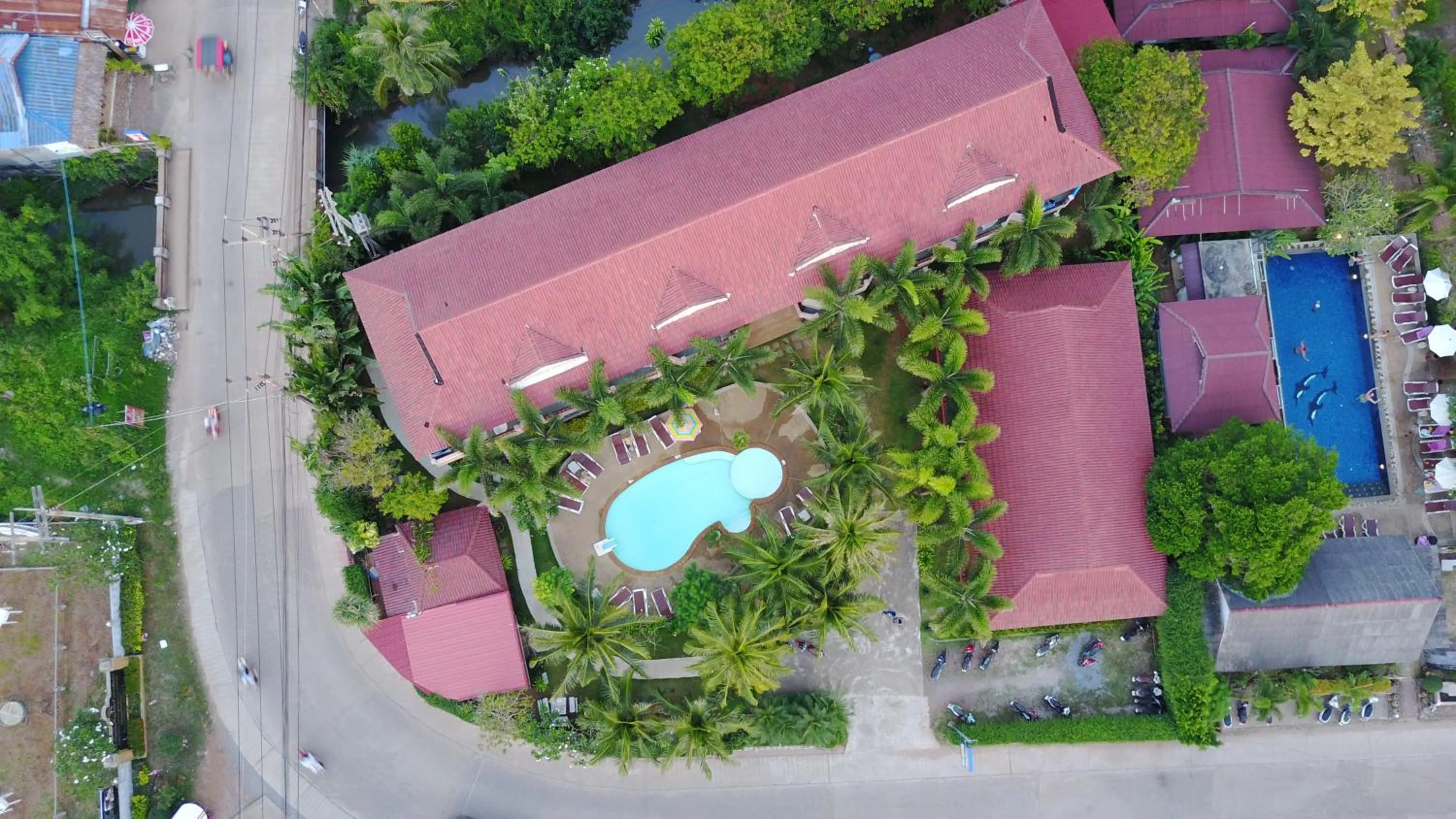 Bird's eye view in Lanta Seafront Resort