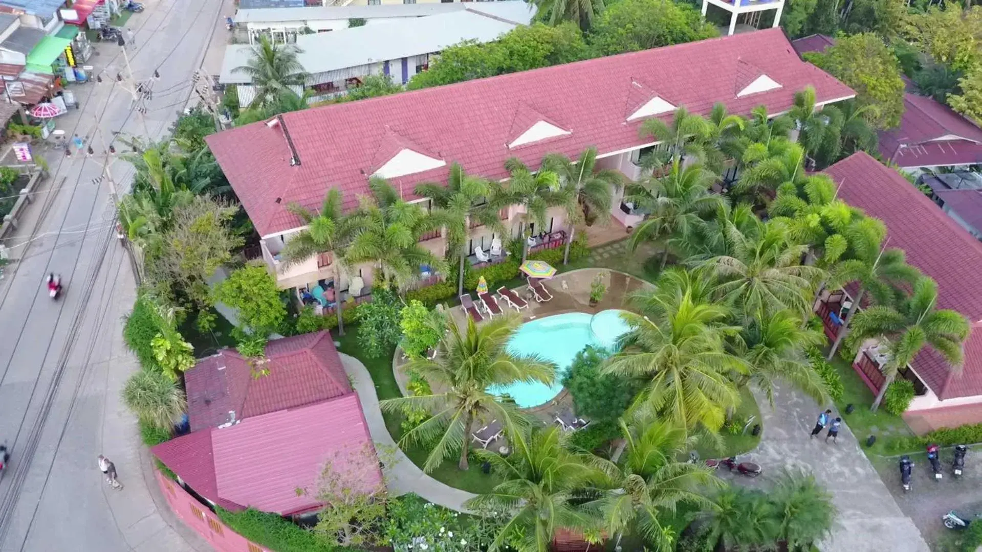 Bird's eye view in Lanta Seafront Resort Bird's eye view in Lanta Seafront Resort