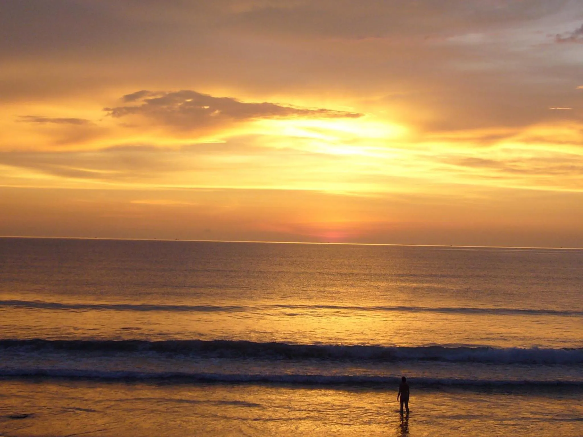 Sunset in Lanta Seafront Resort