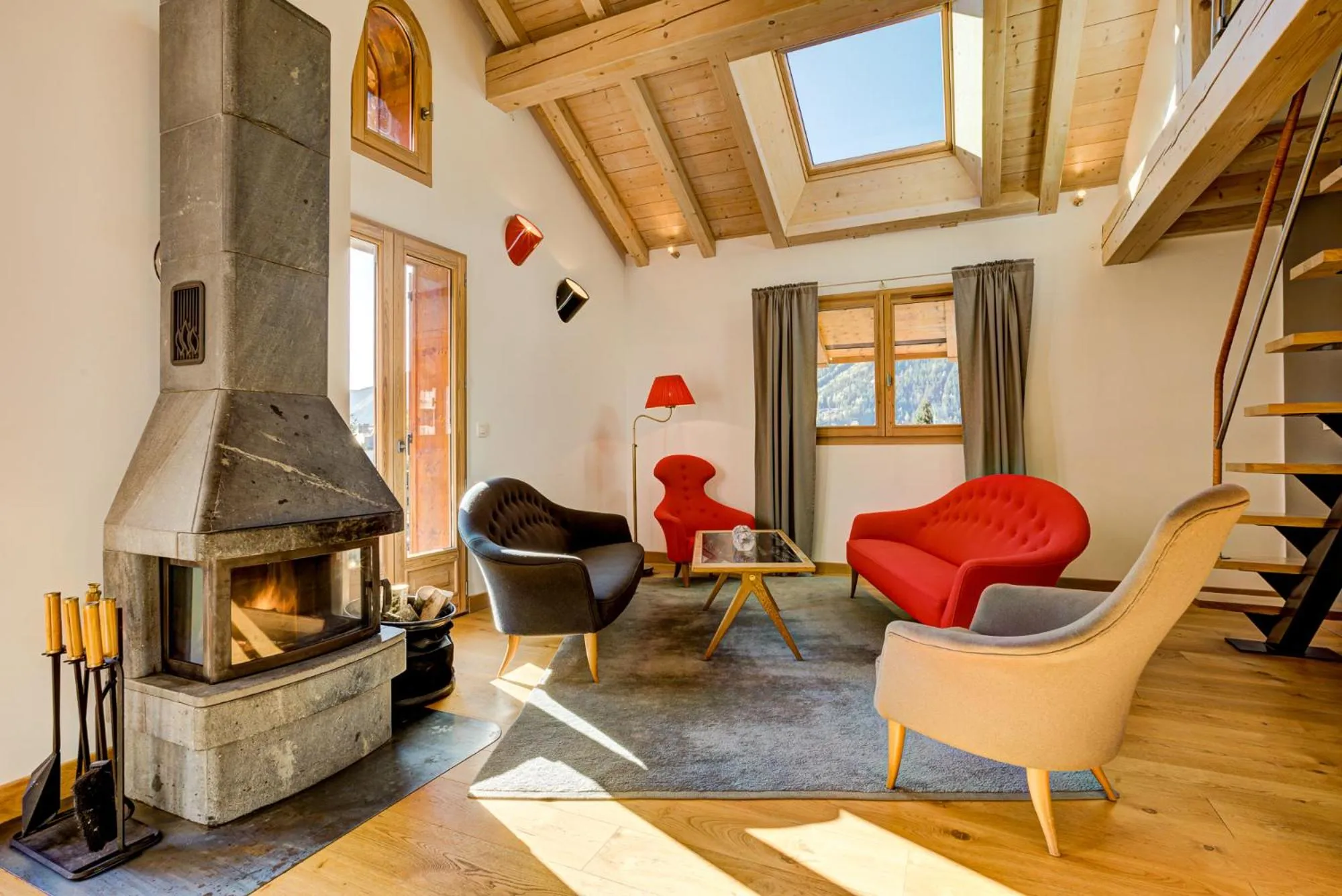 Living room in Villa Mont Blanc