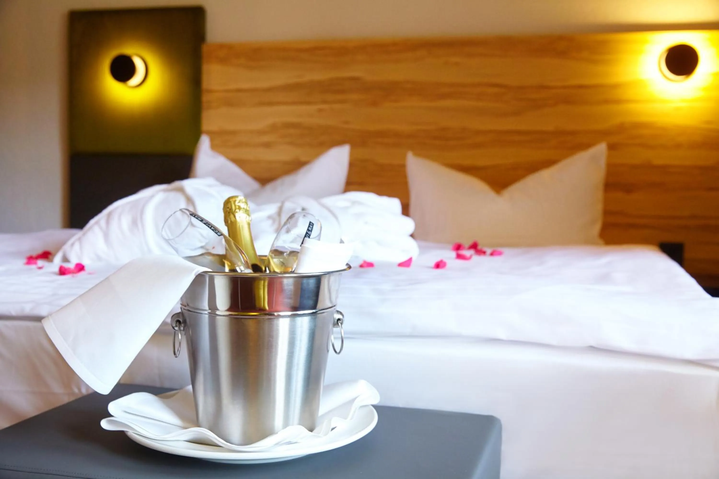 Bed in HarzHotel Güntersberge