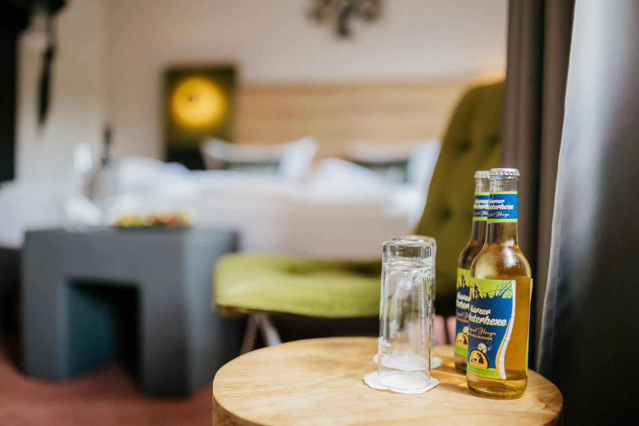 Photo of the whole room, Bed in HarzHotel Güntersberge