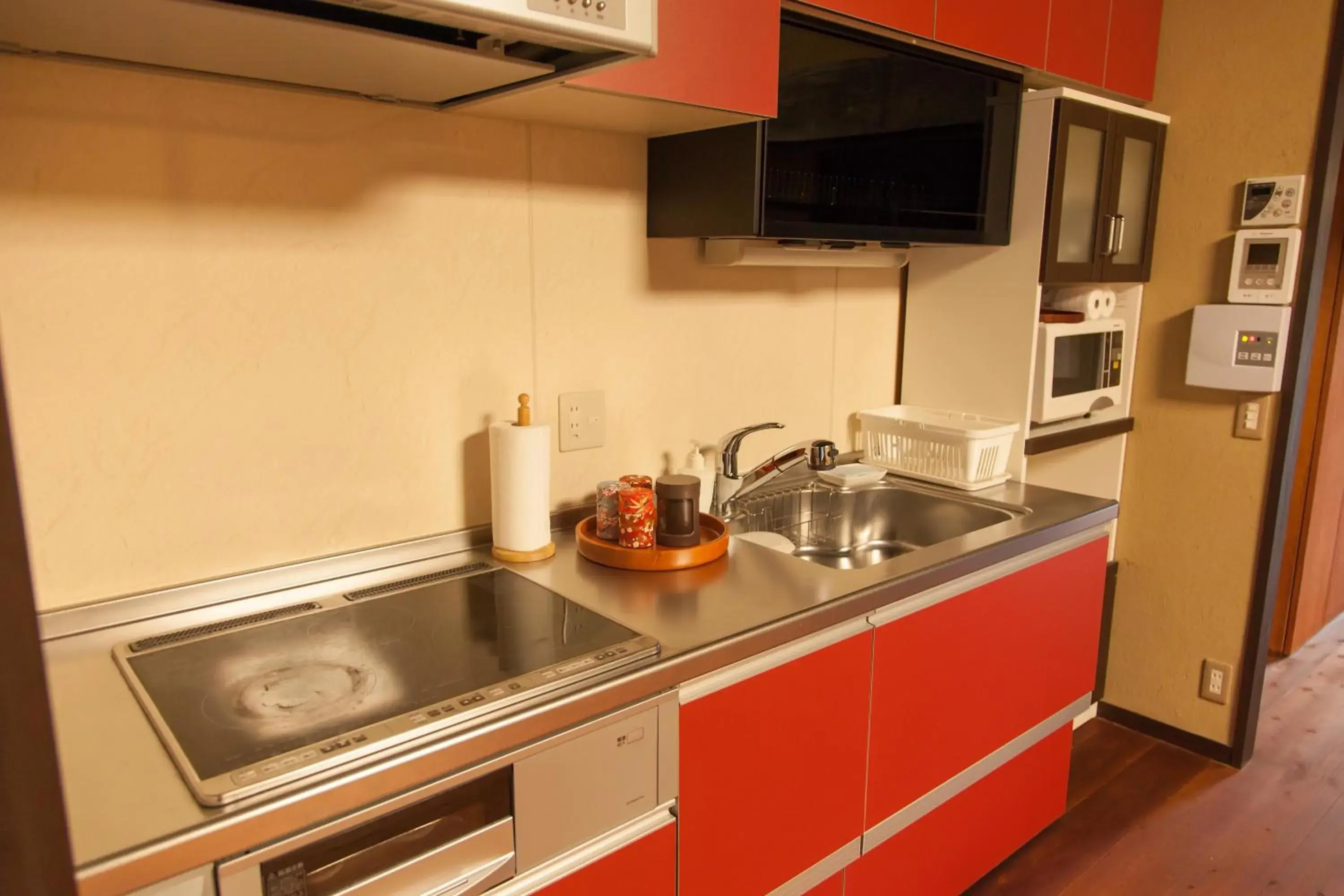 Kitchen or kitchenette in Heiankyu-dairi no Yado Private Machiya Townhouse in Kyoto Kitchen or kitchenette in Heiankyu-dairi no Yado Private Machiya Townhouse in Kyoto