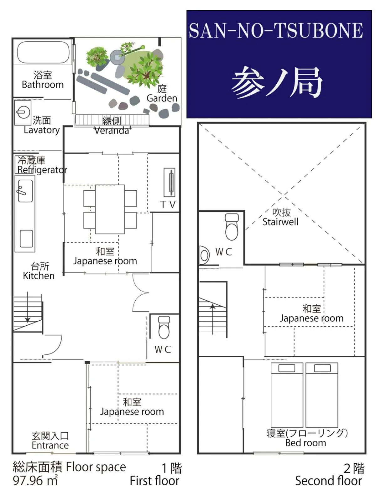 Floor plan in Heiankyu-dairi no yado