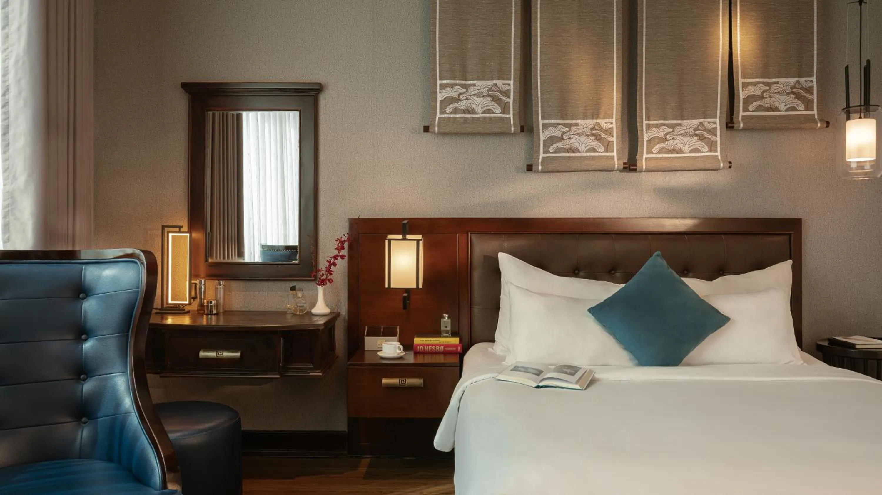 Bed in The Odys Boutique Hotel